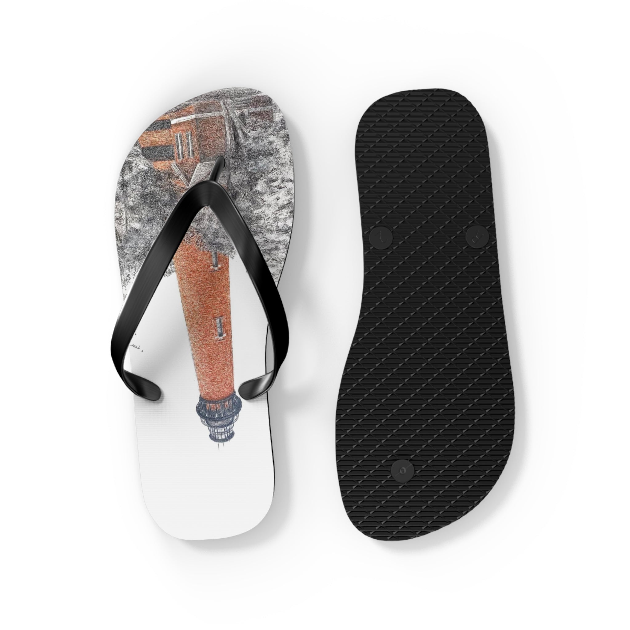 Universal Flip Flops OBX Currituck Lighthouse