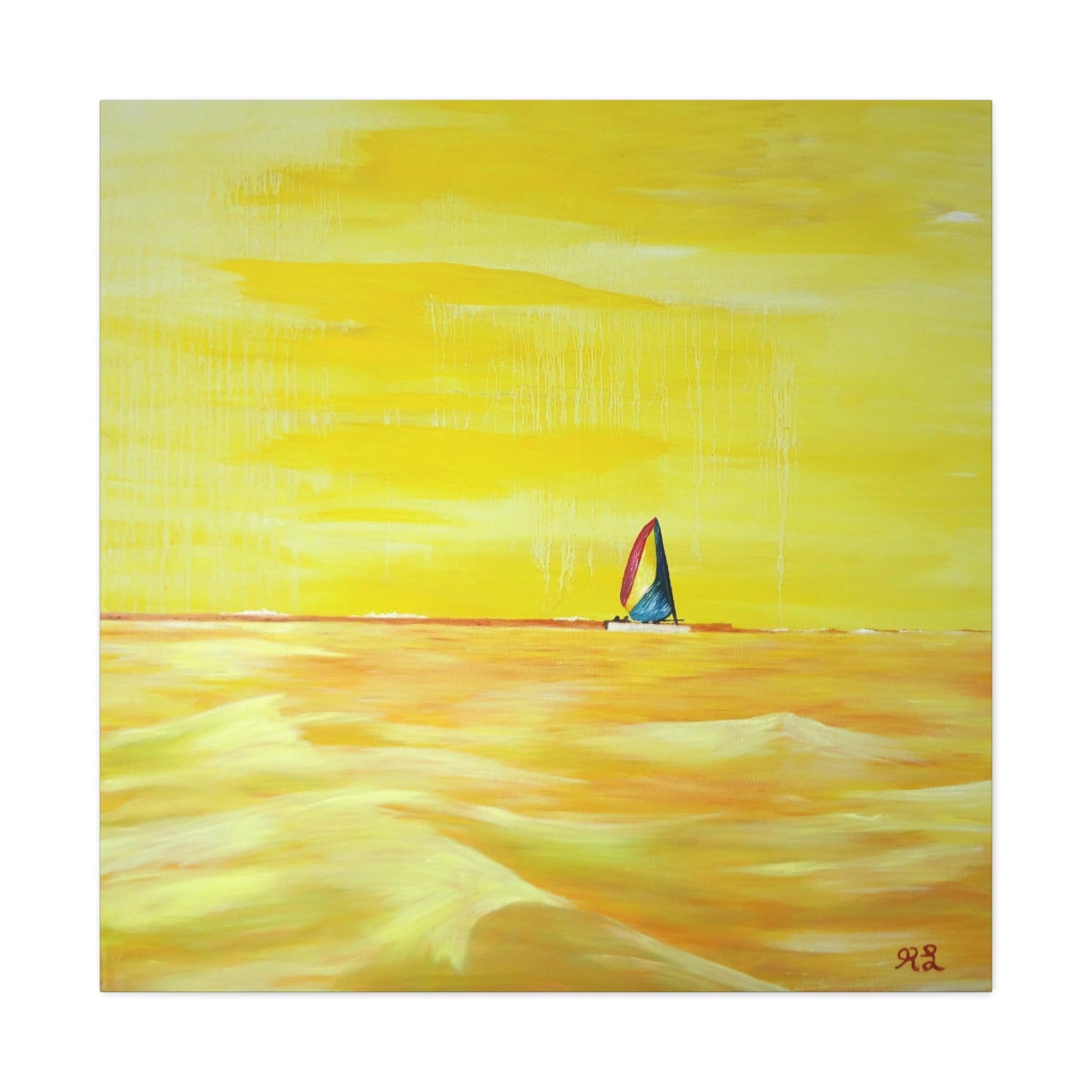 Somewhat Dominican hand painted oil painting Canvas Gallery Wraps