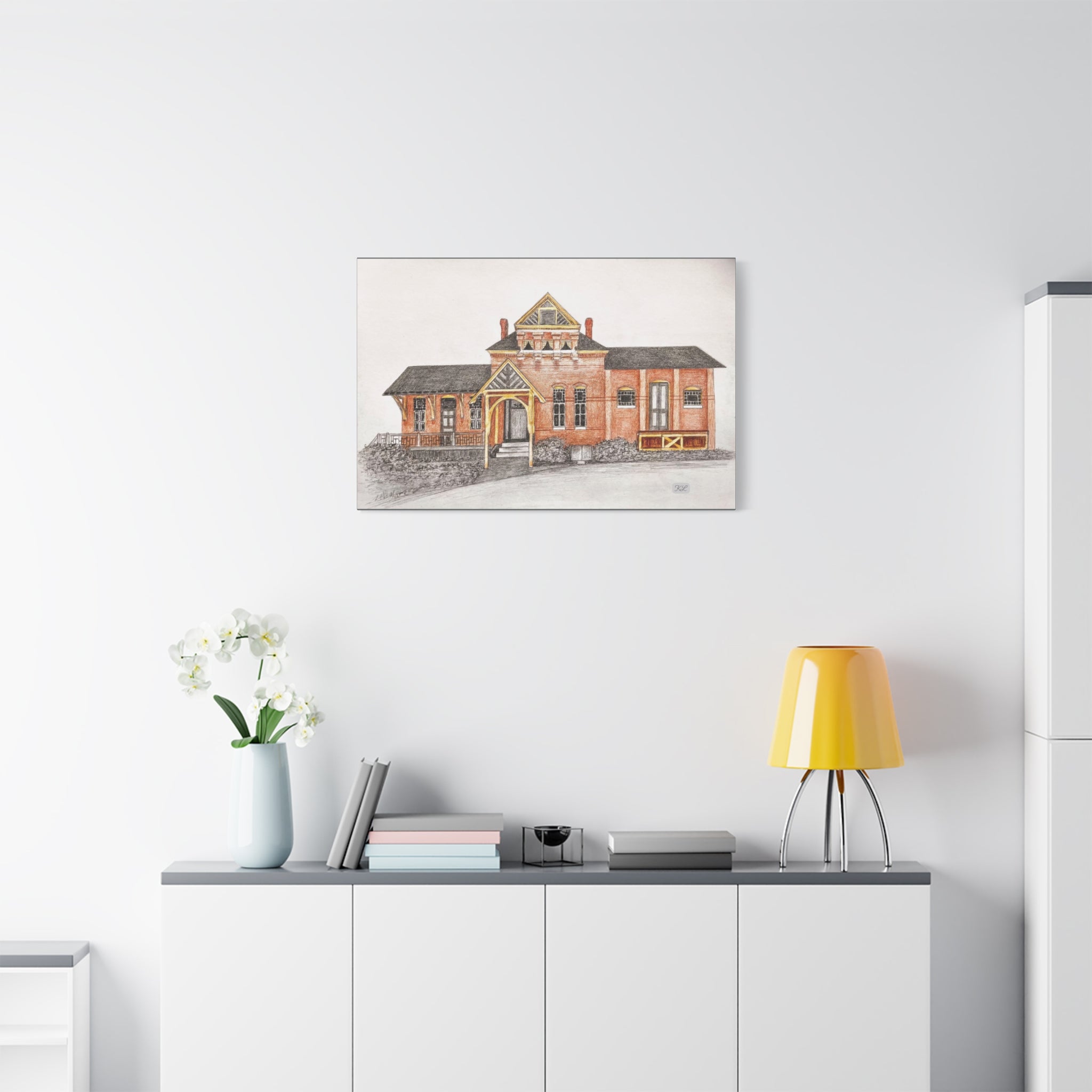 Sykesville Station Canvas Wall Art