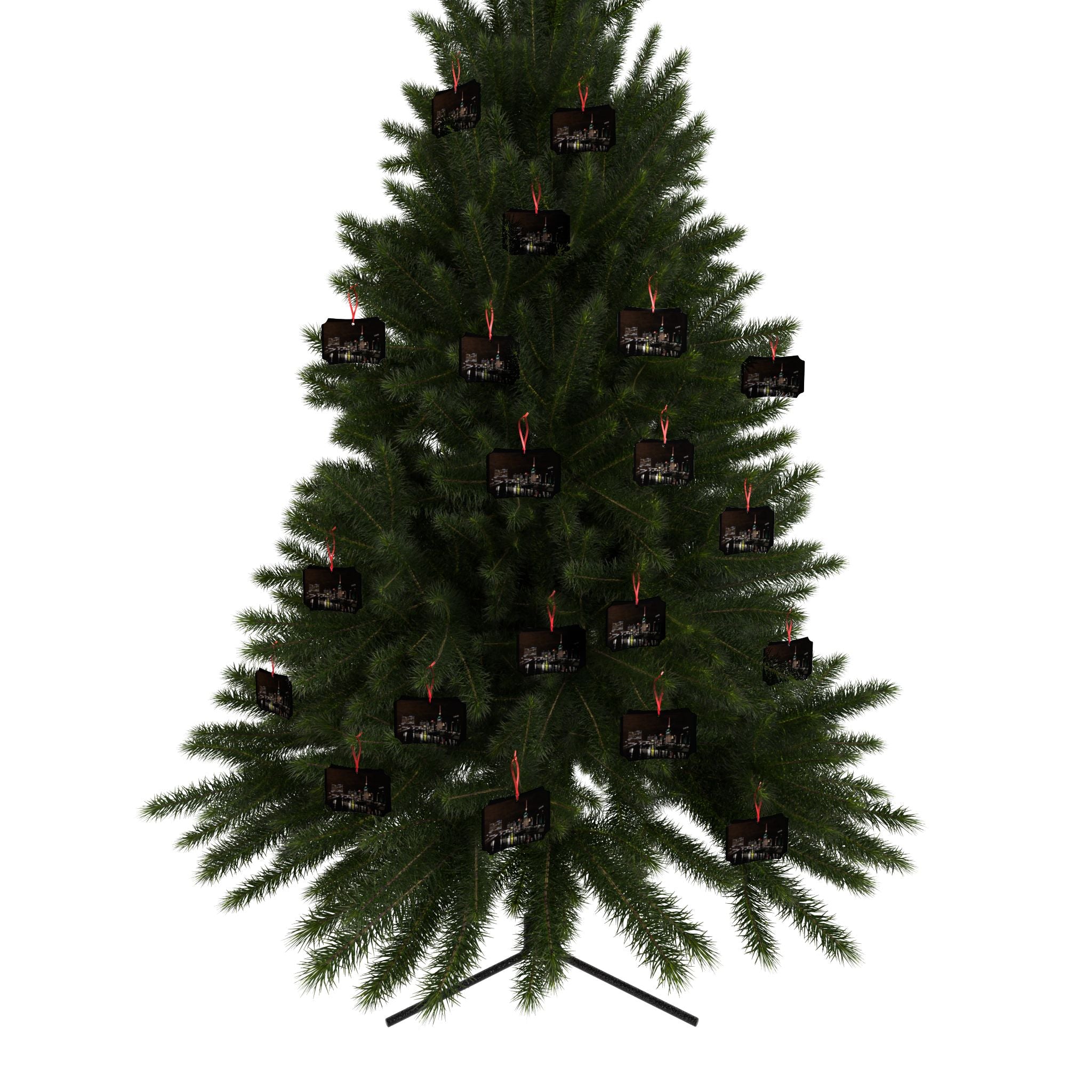 Baltimore Inner Harbor Aluminum Ornaments (1pc, 5pcs, 10pcs, 20pcs)