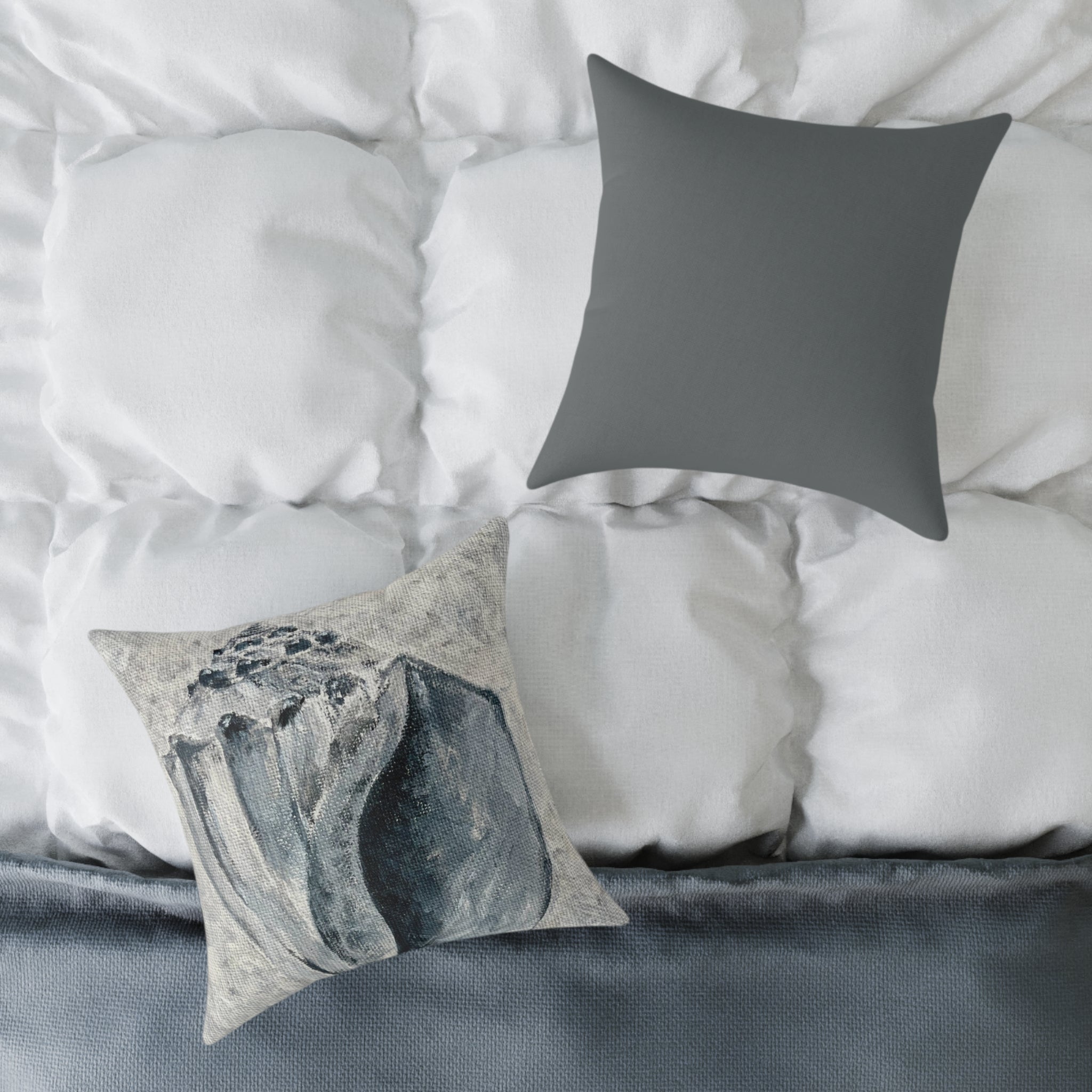 Welk Shell Square Canvas Pillow