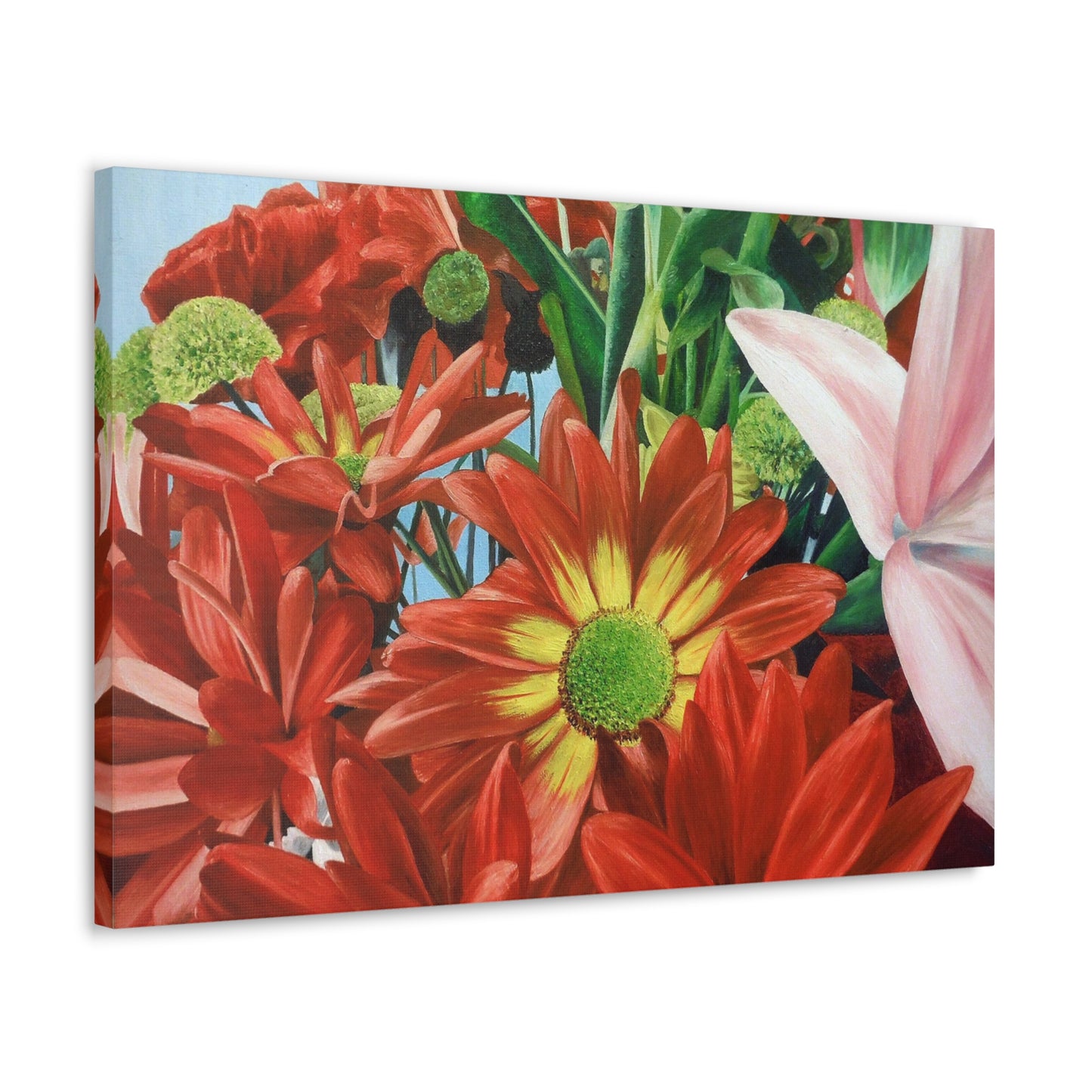 Gallery Print of the Original Oil Painting "Bunch Of Flowers"