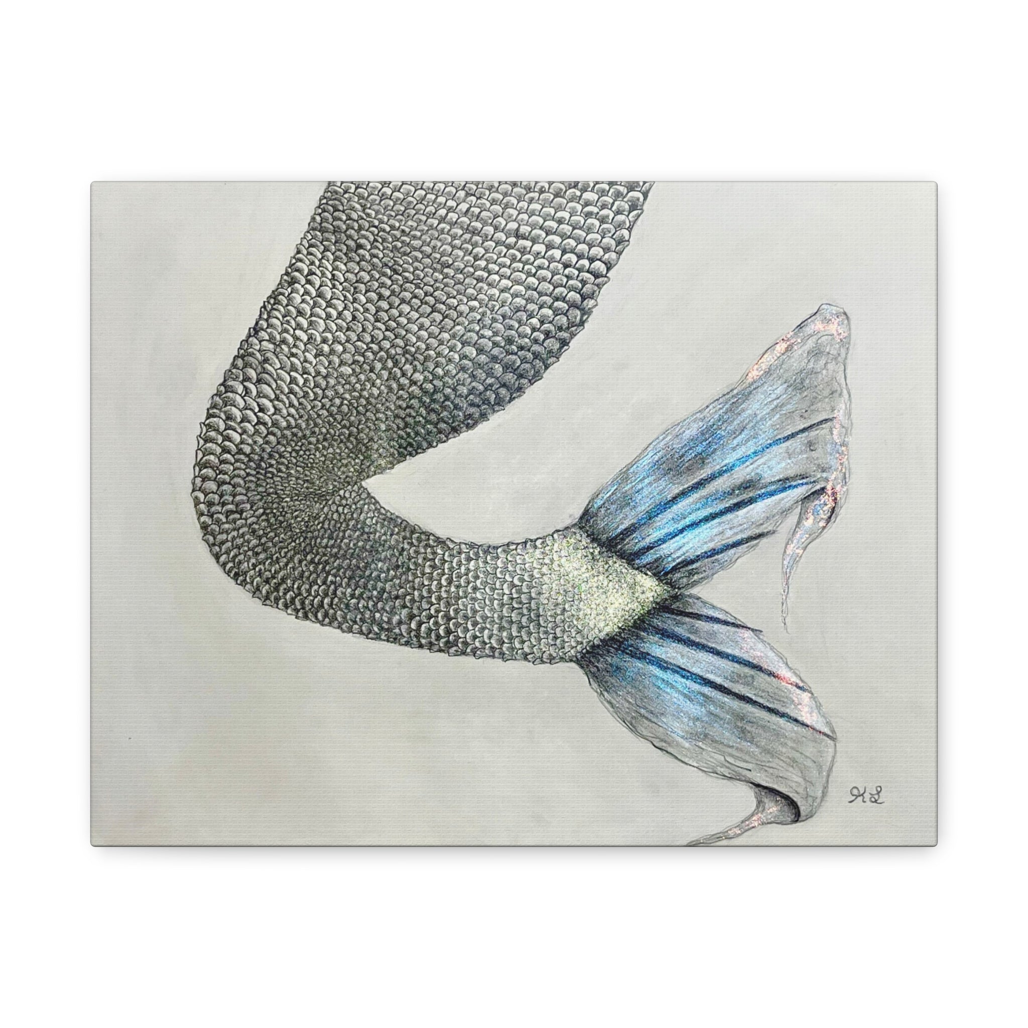 Mermaid #1 second Edition Canvas Gallery Wraps
