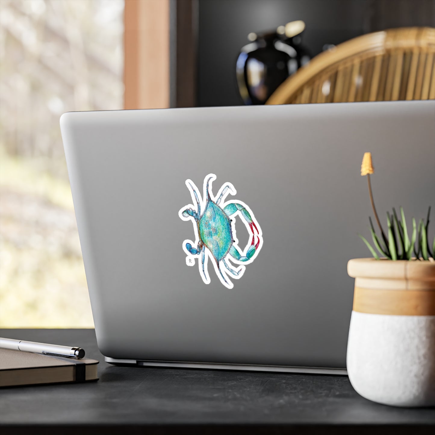 Blue Crab Vinyl Decals