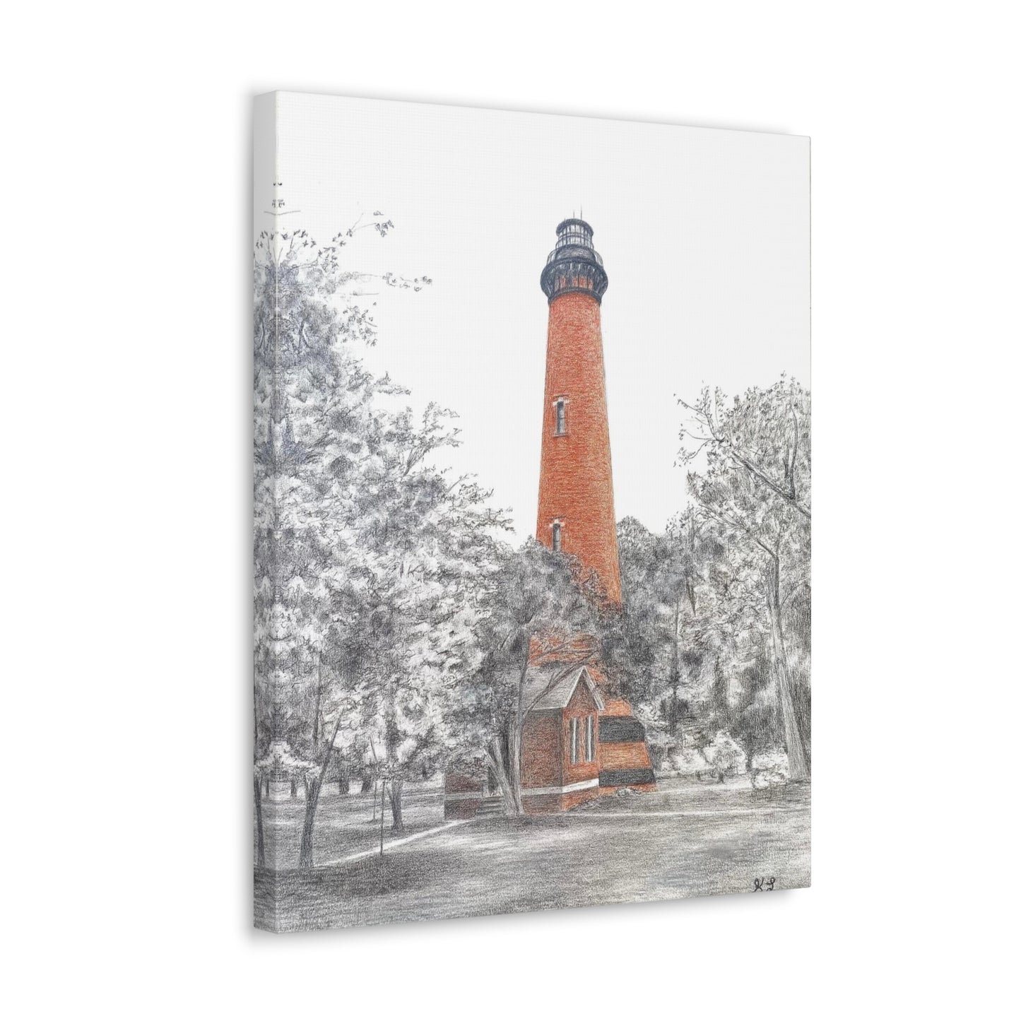 Currituck Lighthouse Canvas Gallery Wrap