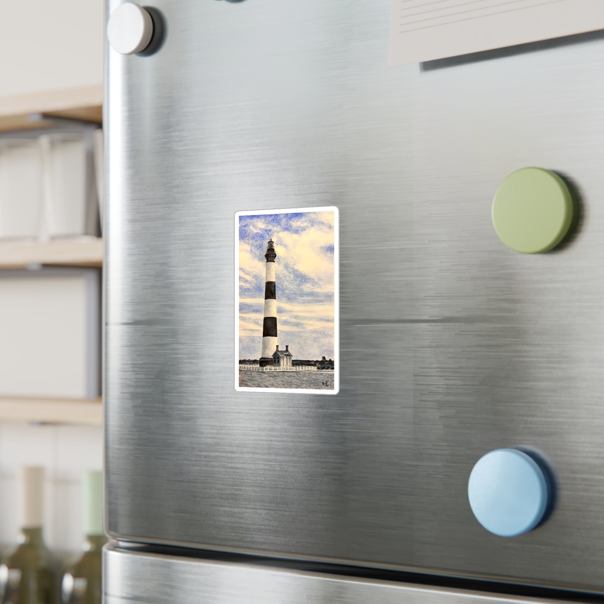 Bodie Island Lighthouse Kiss-Cut Vinyl Decals