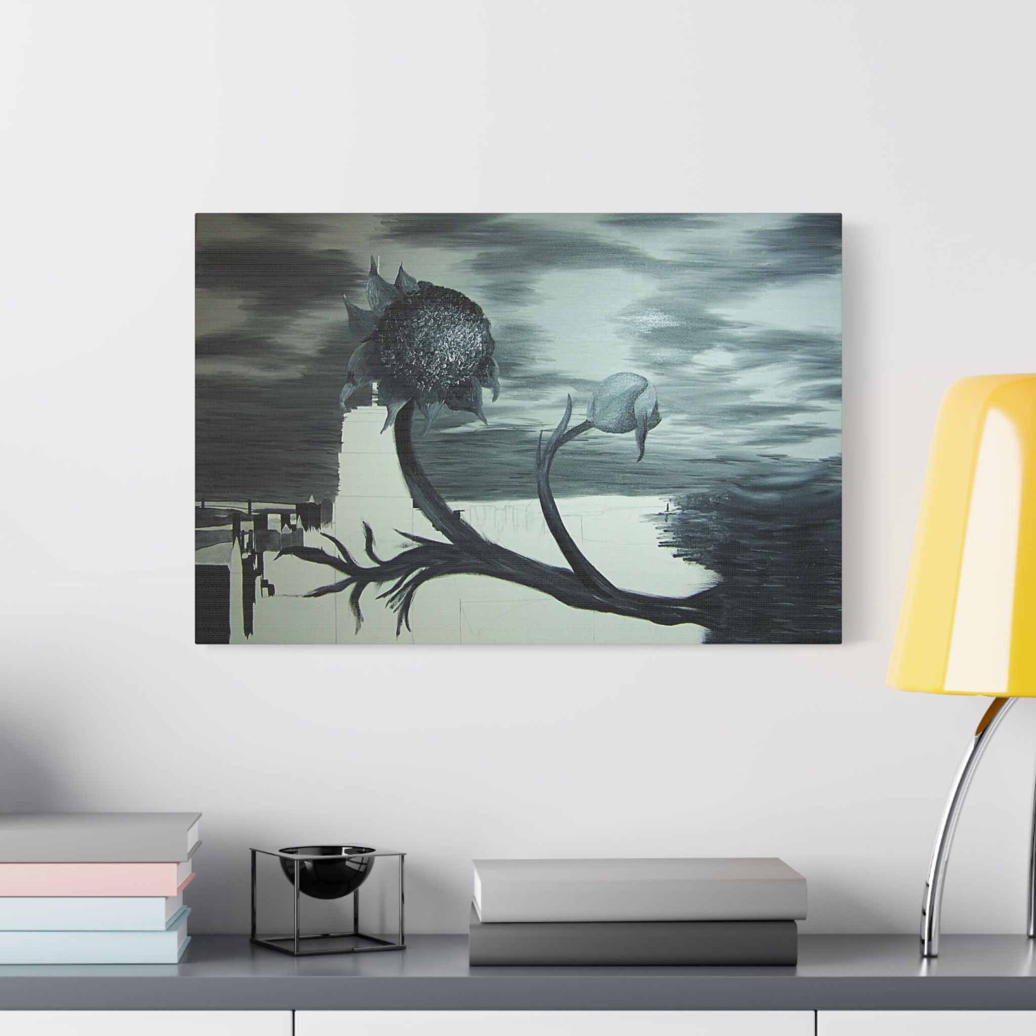 Tri- State Flower Canvas wall art