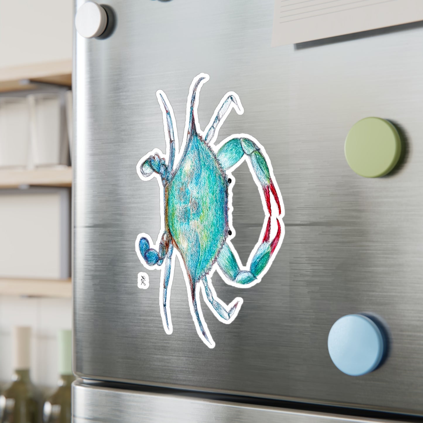 Blue Crab Vinyl Decals