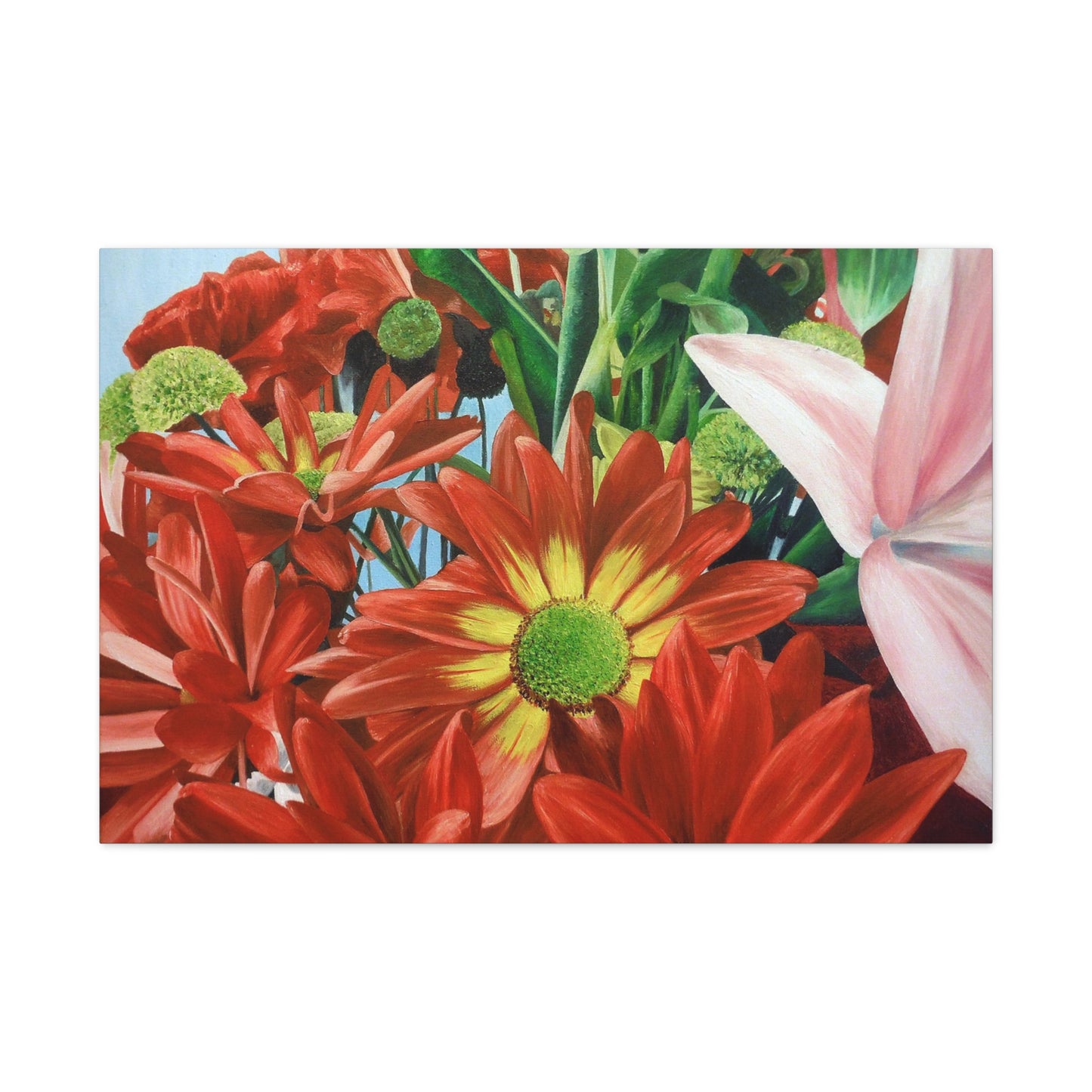 Gallery Print of the Original Oil Painting "Bunch Of Flowers"