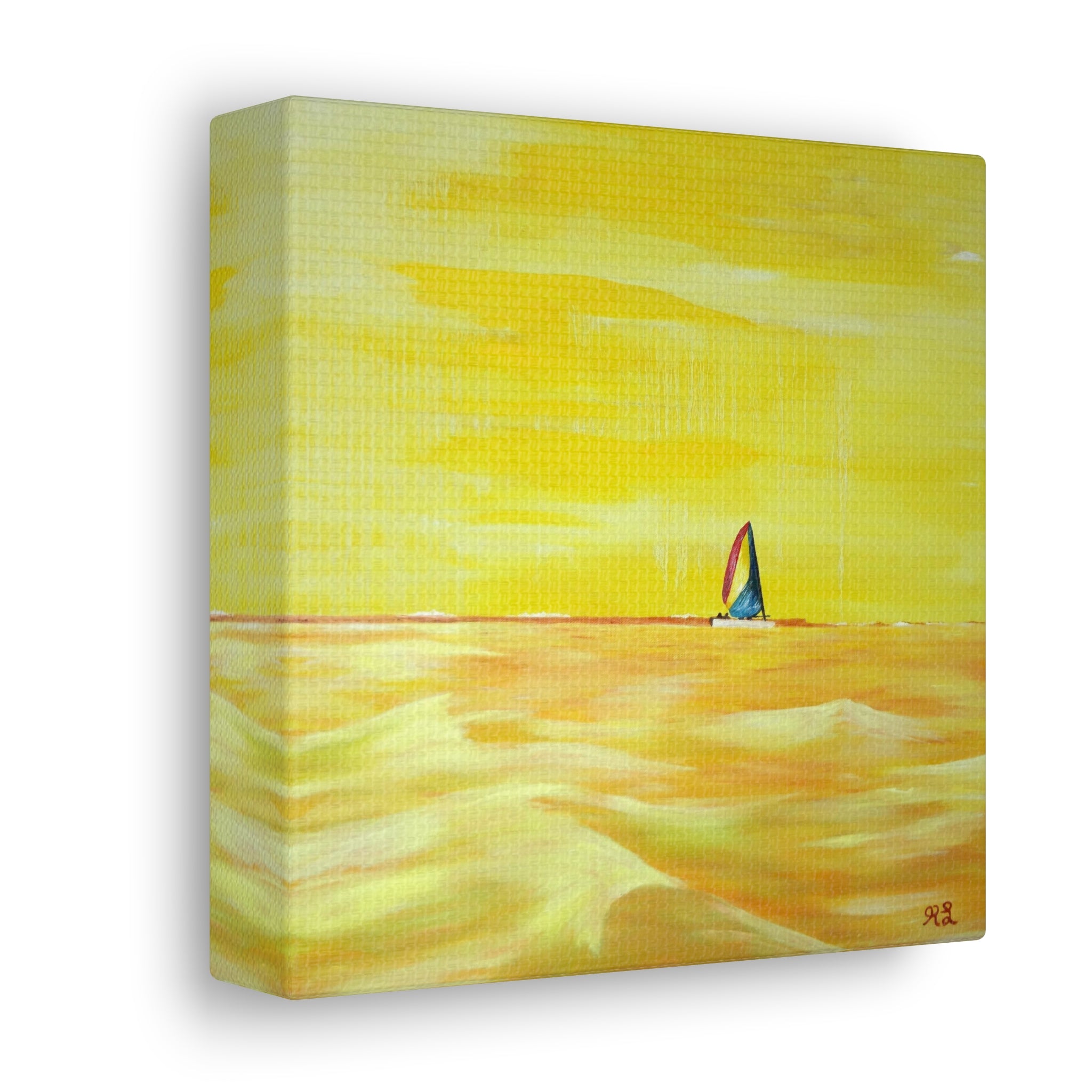Somewhat Dominican hand painted oil painting Canvas Gallery Wraps