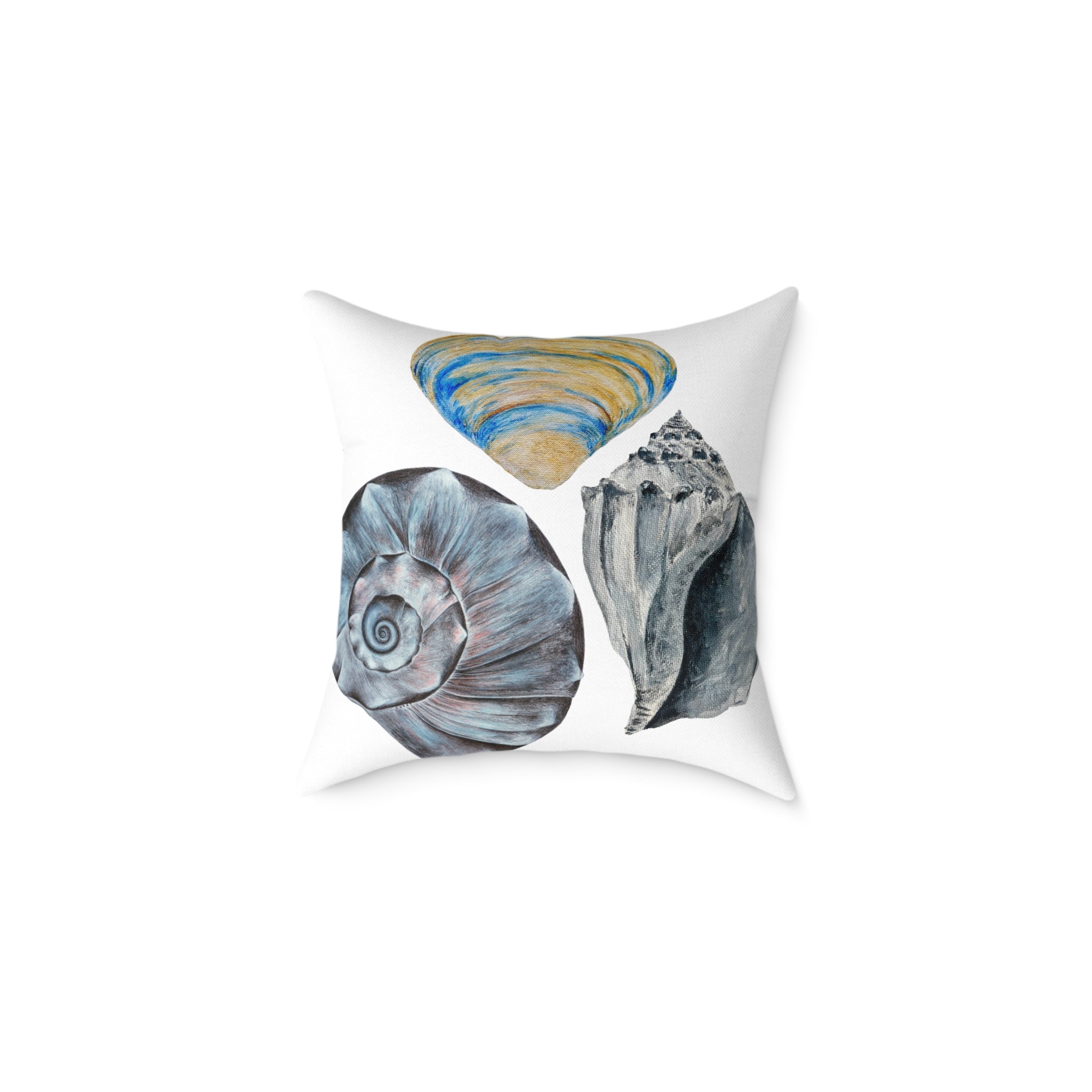 Welk Shell Square Canvas Pillow
