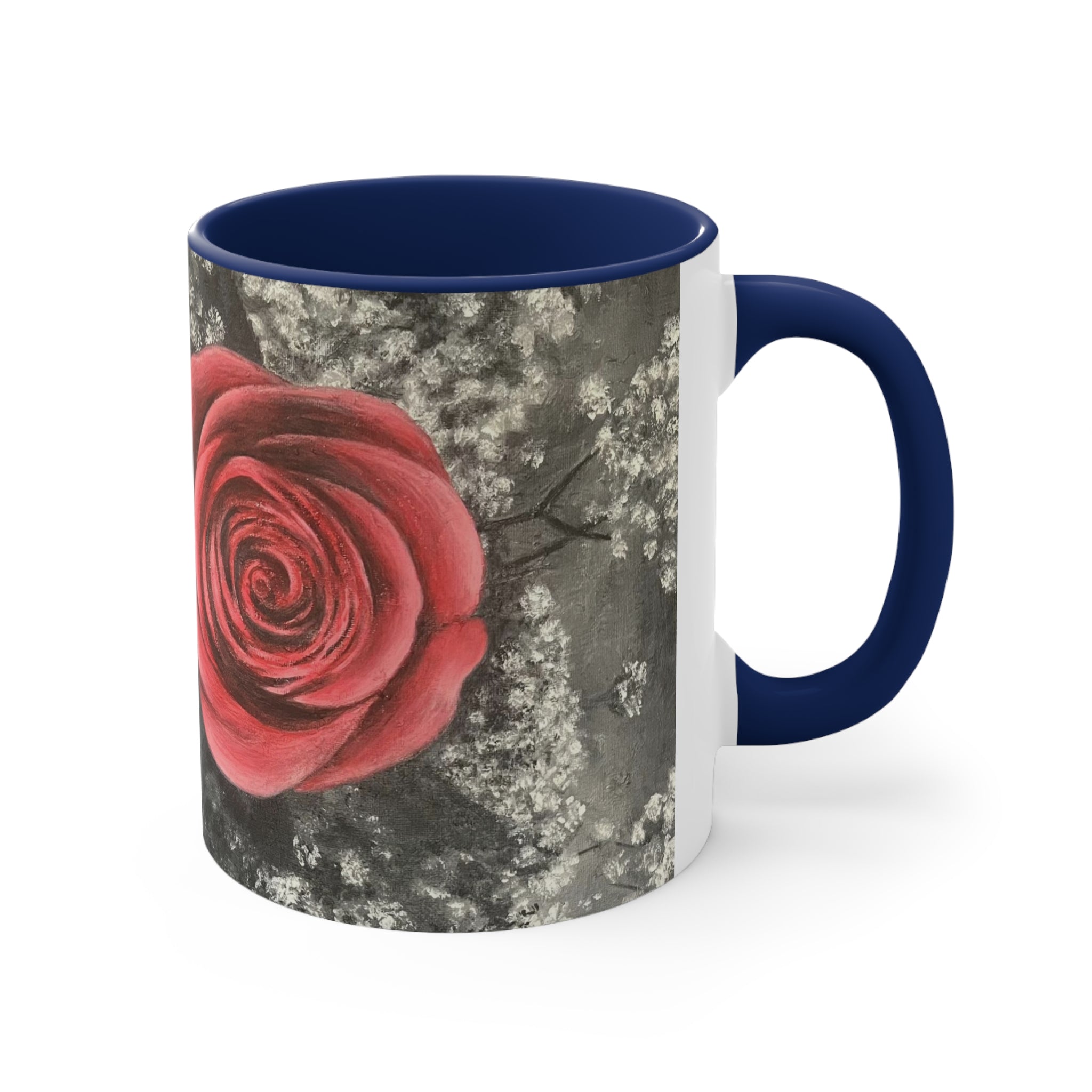 Artist Rose Accent Coffee Mug, 11oz