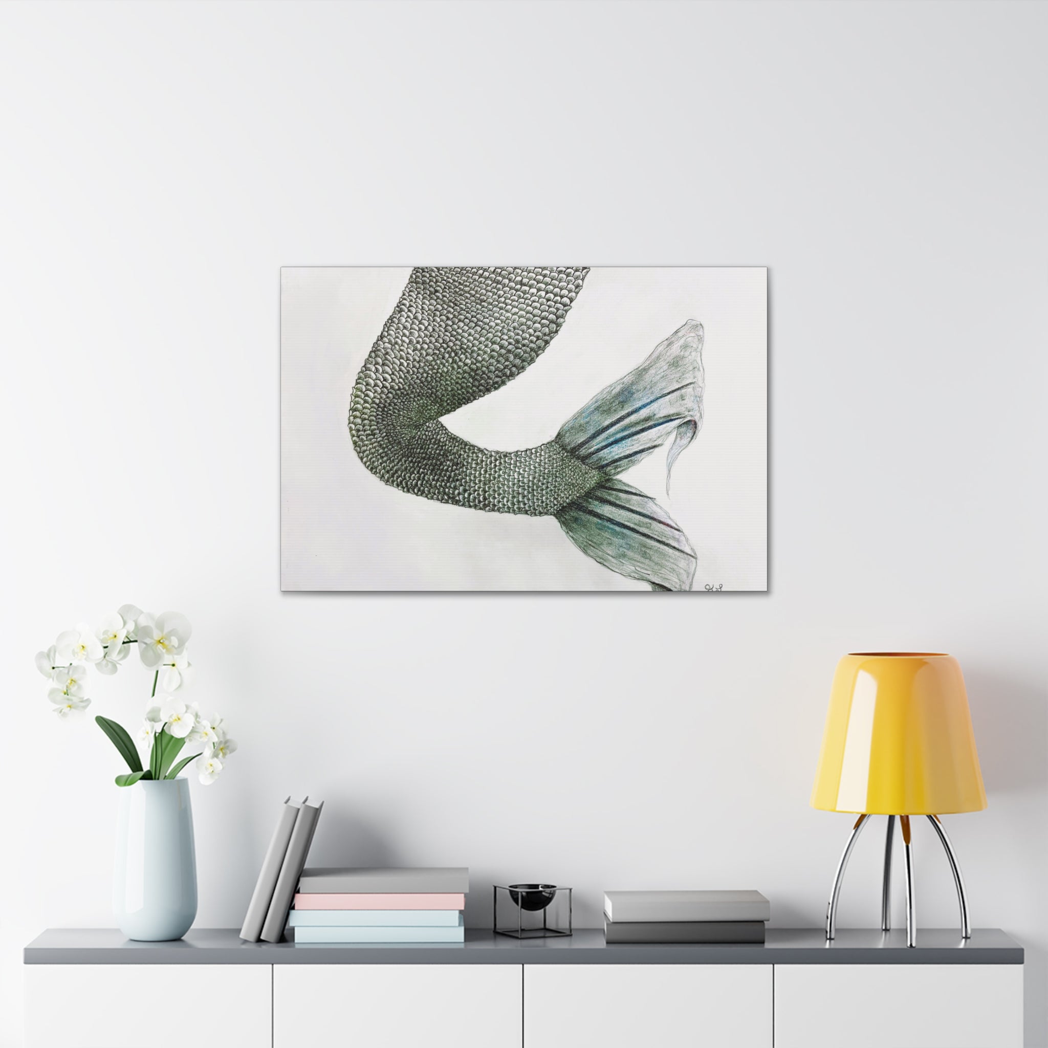 OBX Mermaid #1 Canvas Gallery Wraps