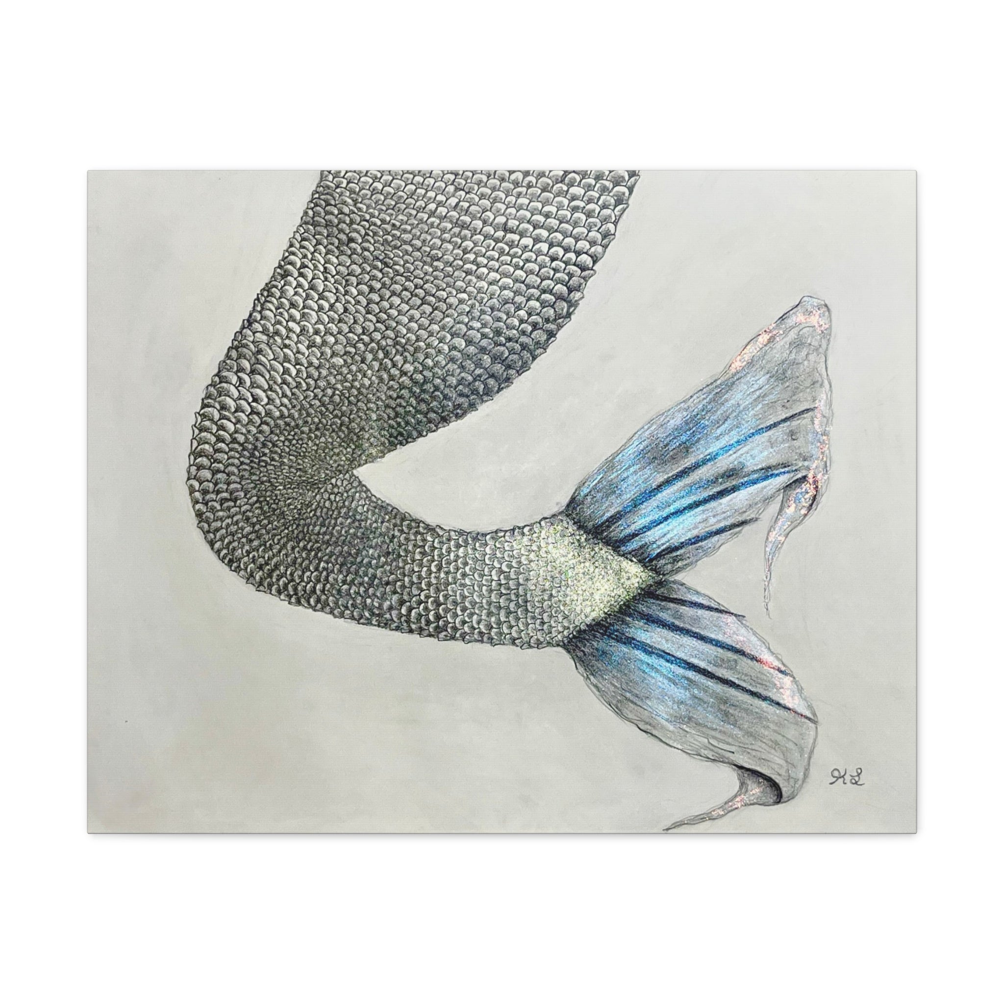Mermaid #1 second Edition Canvas Gallery Wraps
