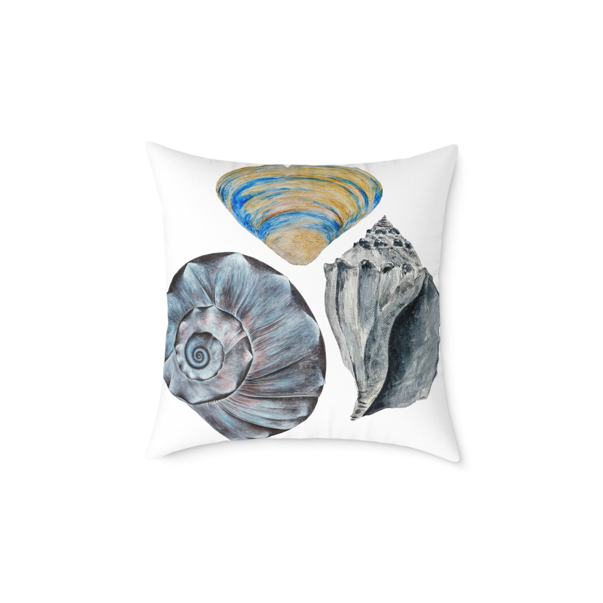 Welk Shell Square Canvas Pillow