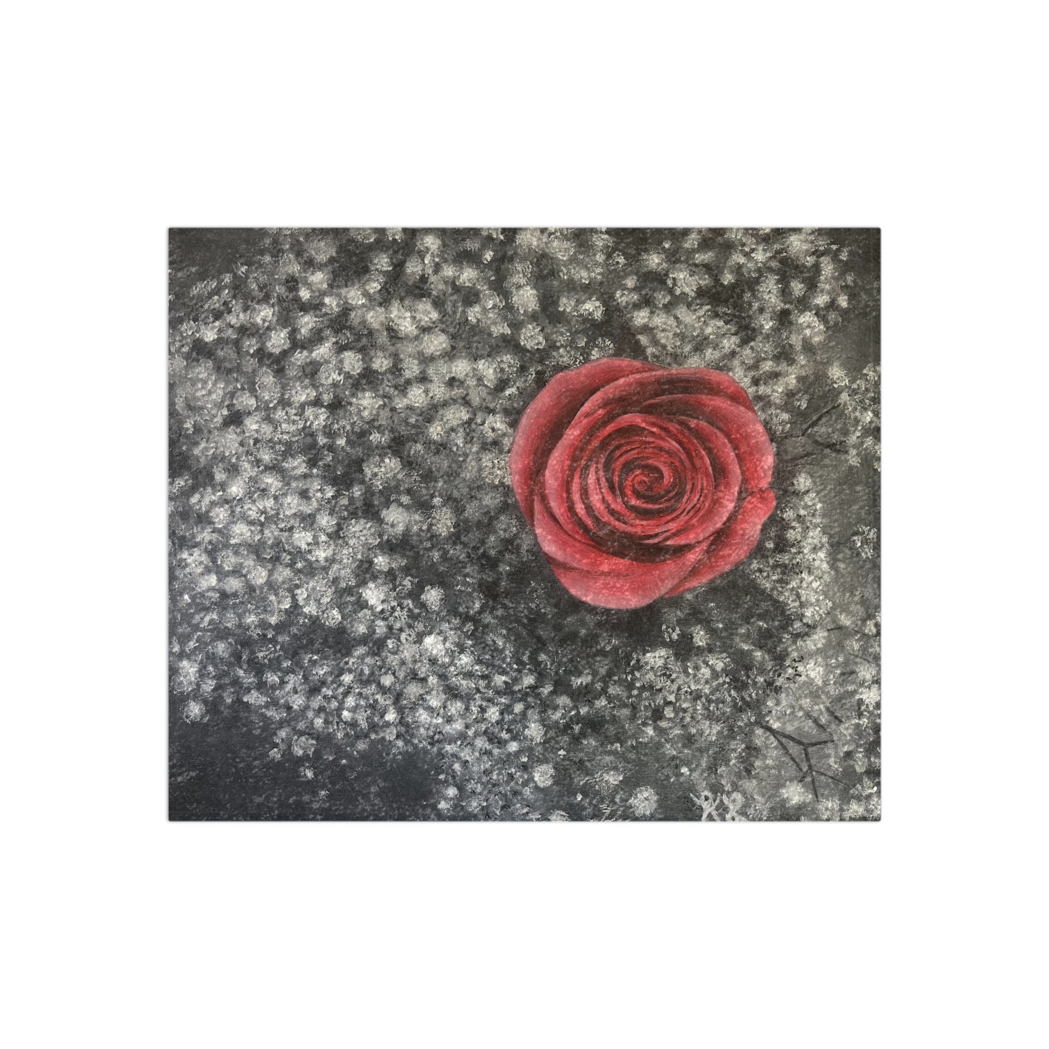 Artist Rose Crushed Velvet Blanket