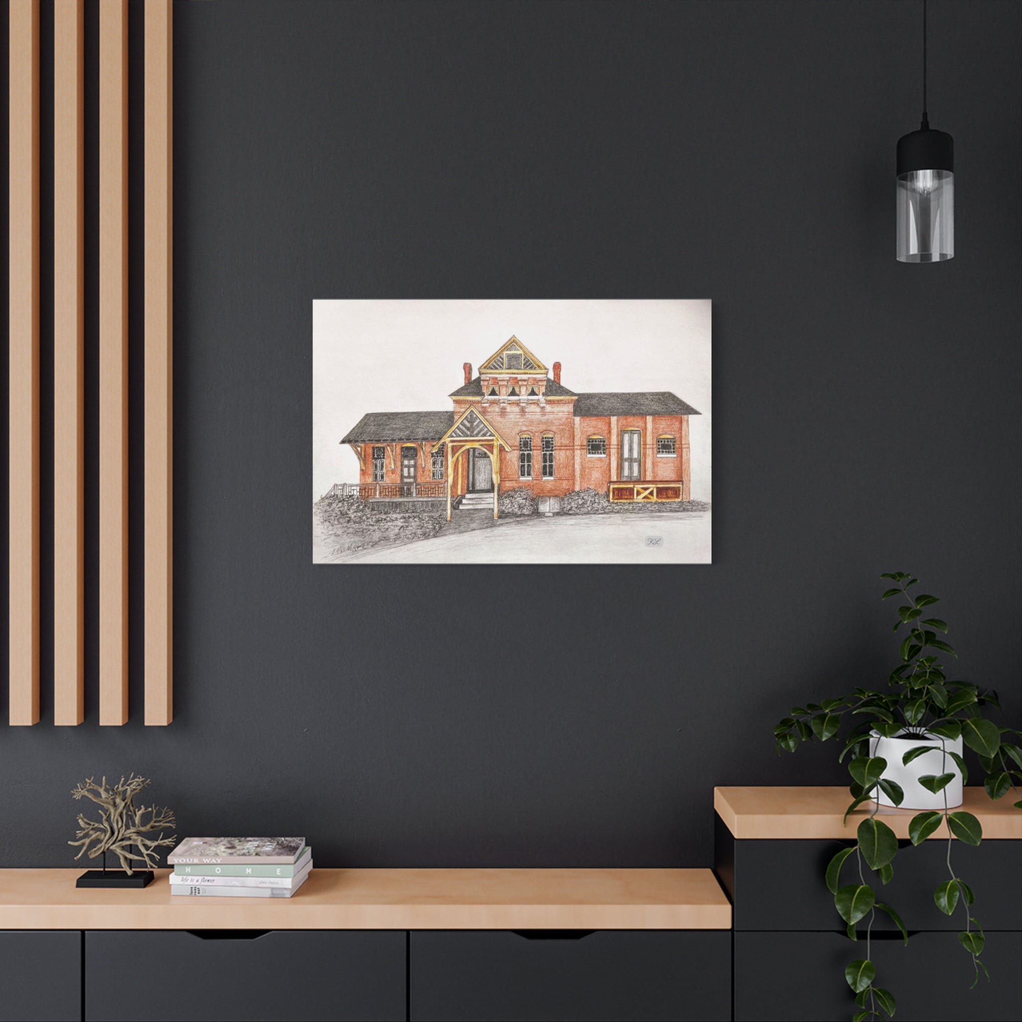 Sykesville Station Canvas Wall Art