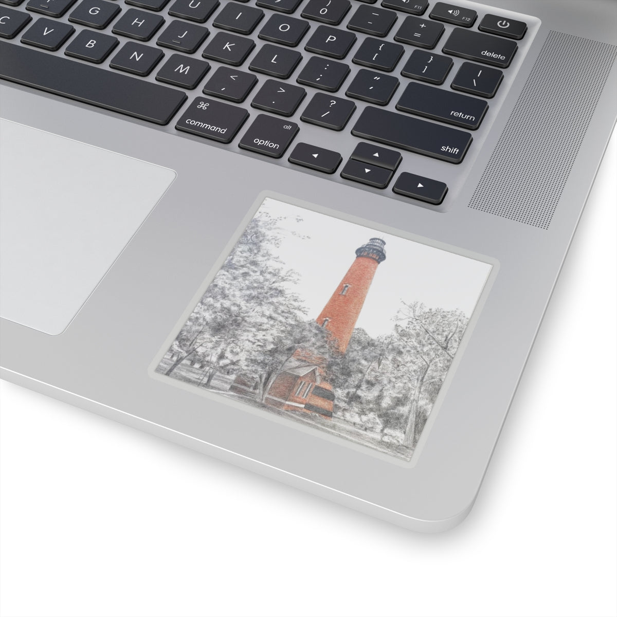 Currituck Lighthouse Kiss-Cut Stickers
