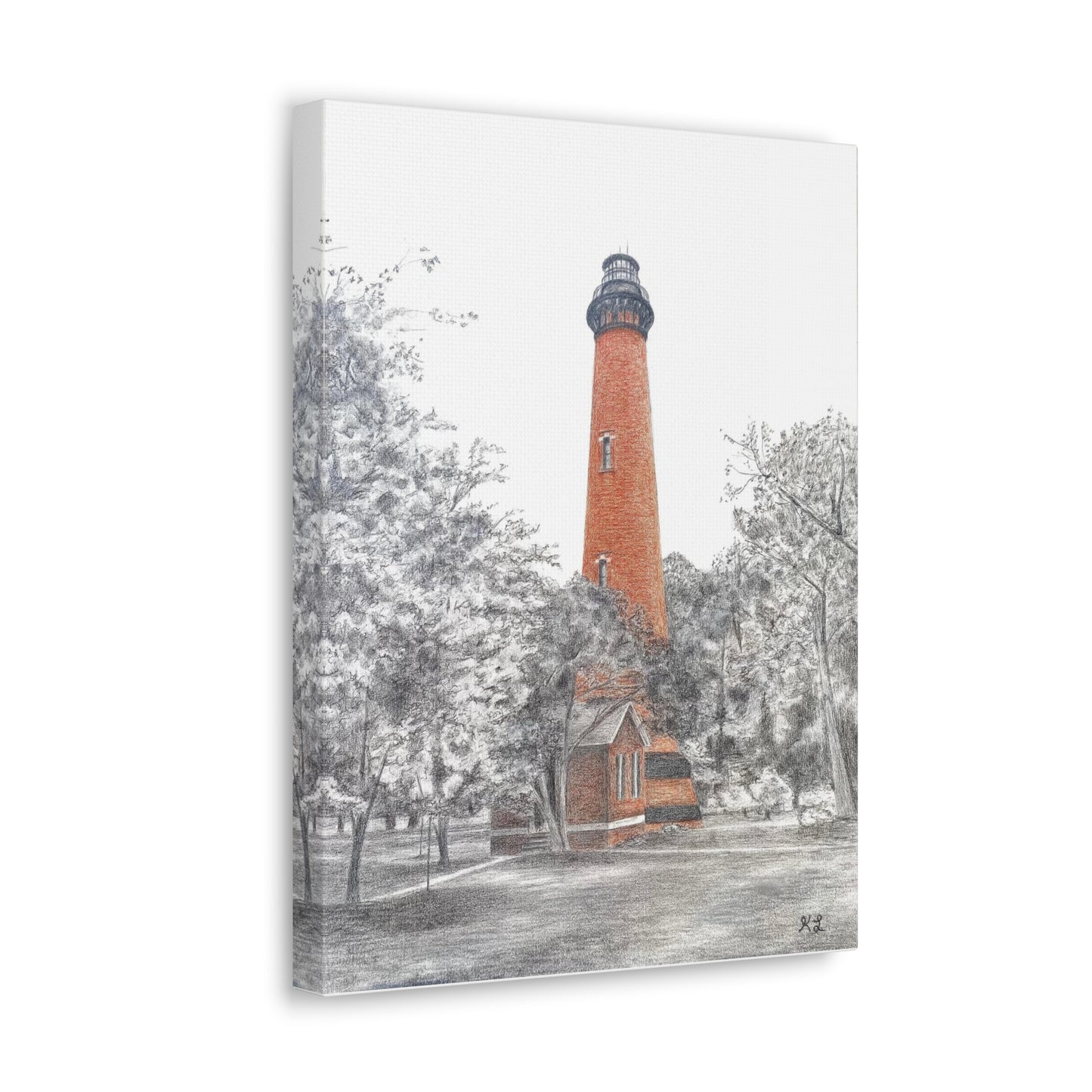 Currituck Lighthouse Canvas Gallery Wrap