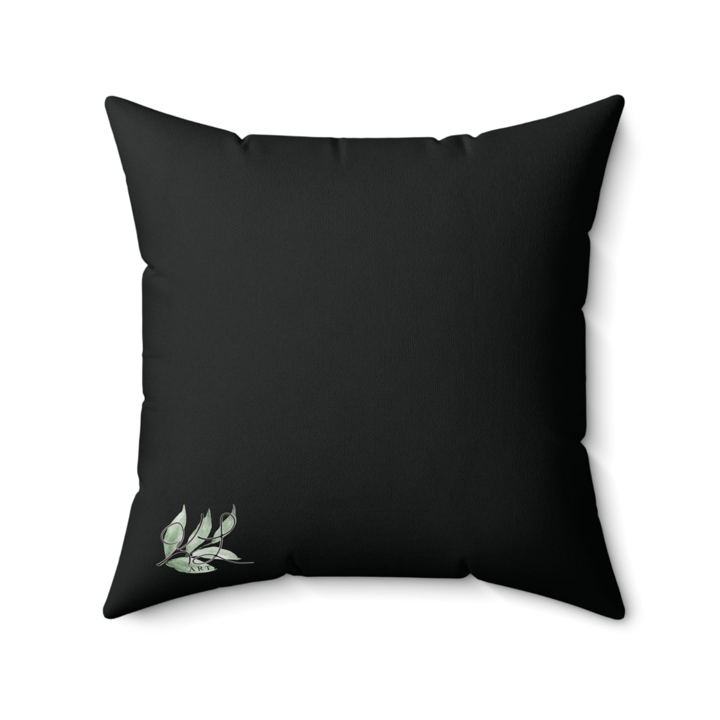 Red Flower oil painting Square Pillow