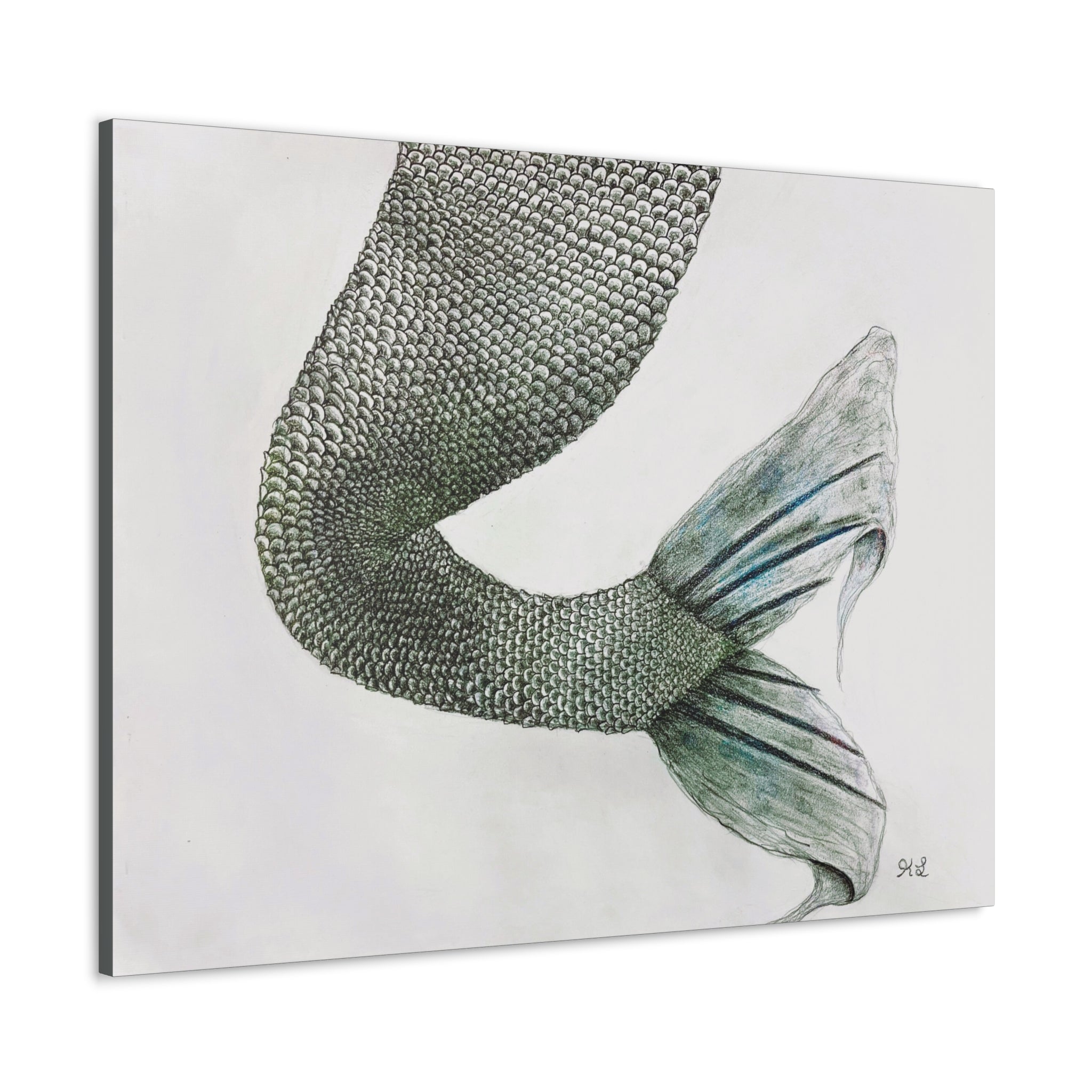 OBX Mermaid #1 Canvas Gallery Wraps