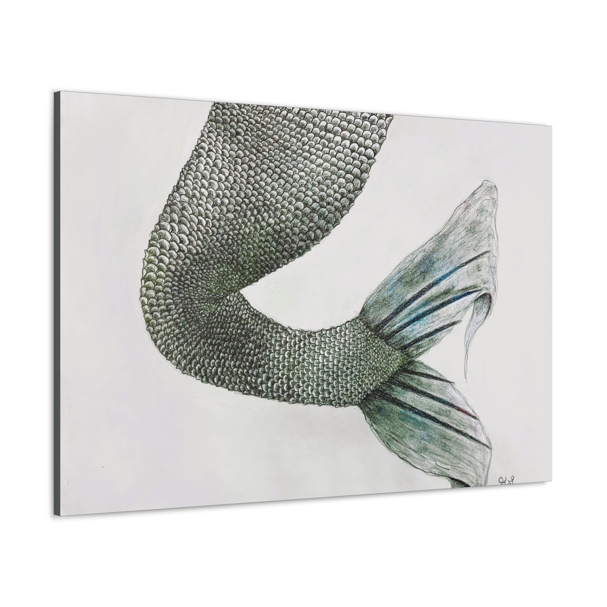 OBX Mermaid #1 Canvas Gallery Wraps