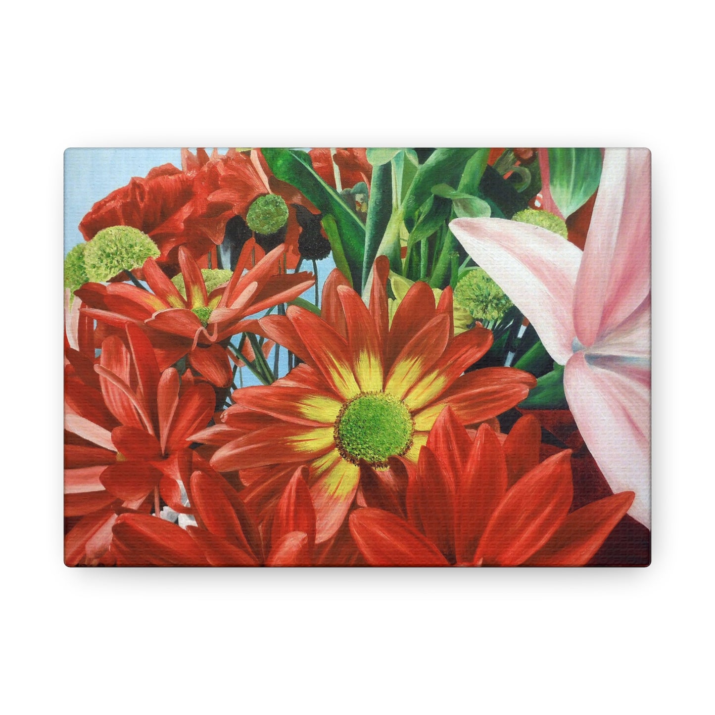 Gallery Print of the Original Oil Painting "Bunch Of Flowers"