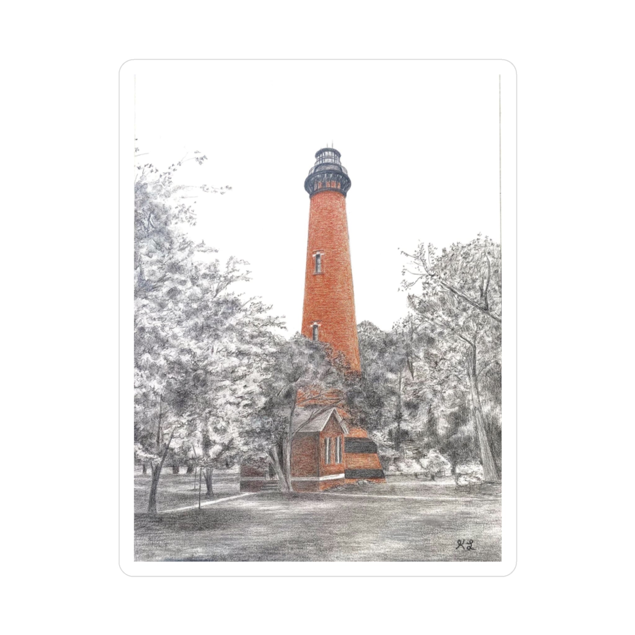 Vinyl Decals (Currituck Lighthouse) UV/Water resist