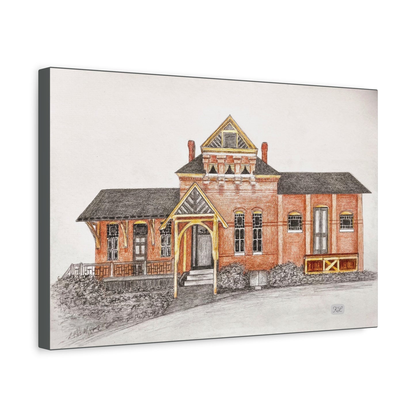 Sykesville Station Canvas Wall Art