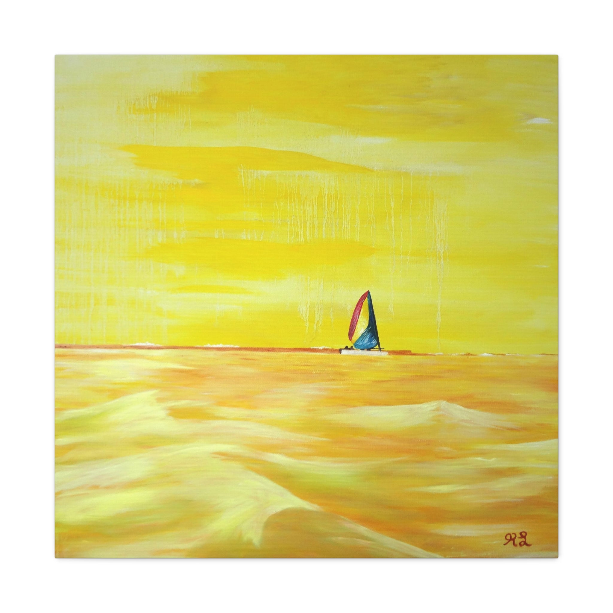 Somewhat Dominican hand painted oil painting Canvas Gallery Wraps