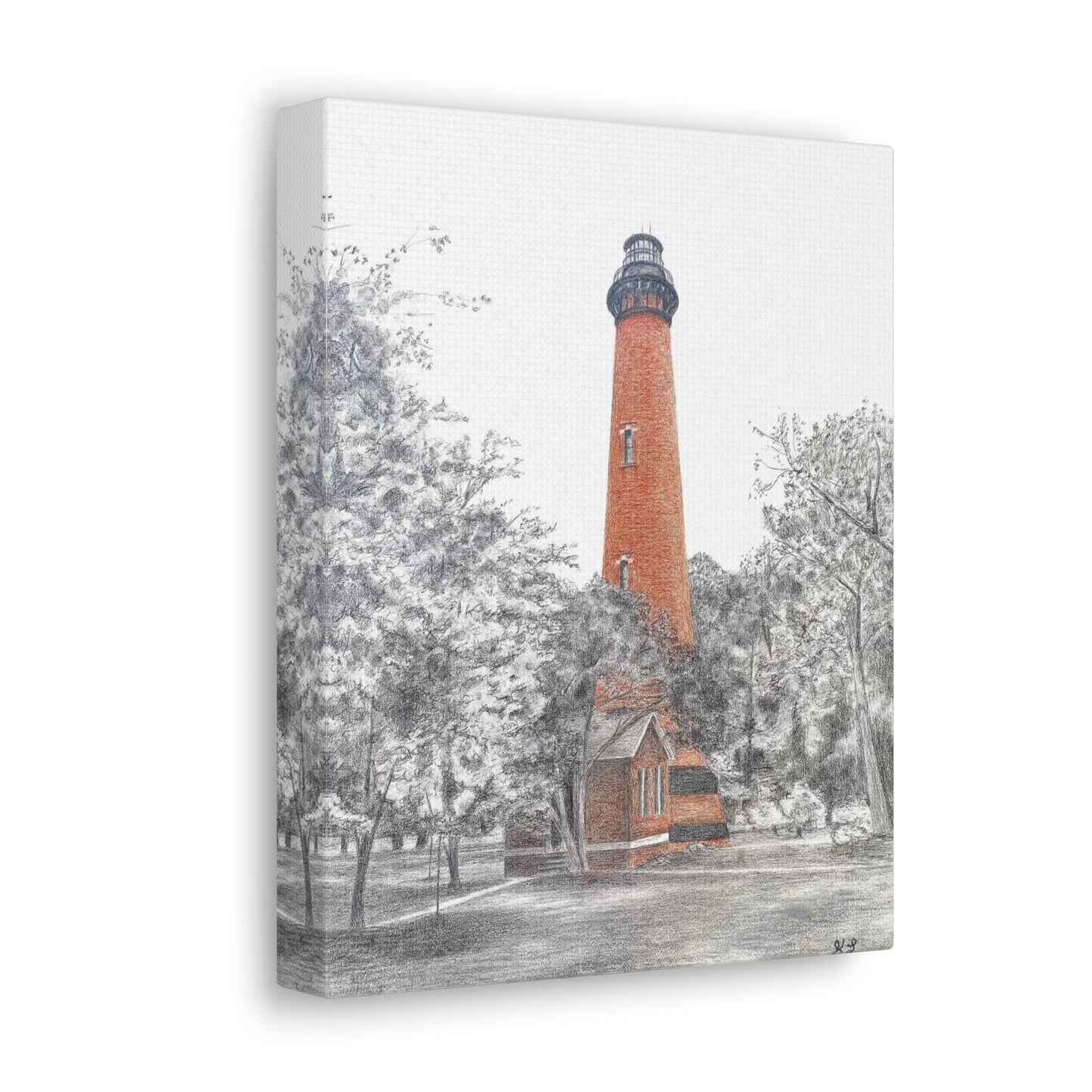 Currituck Lighthouse Canvas Gallery Wrap