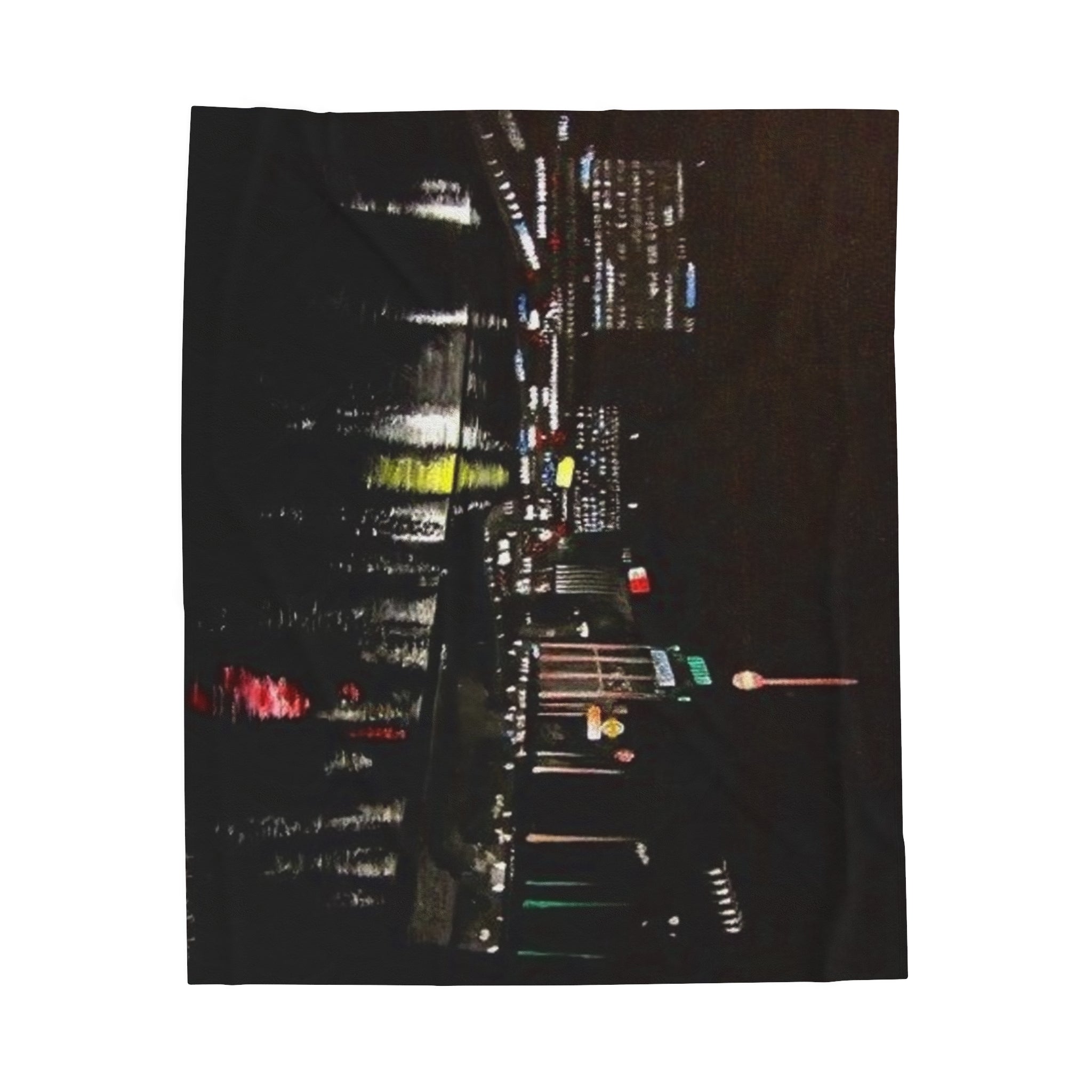 Baltimore Inner Harbor Velveteen Plush Blanket