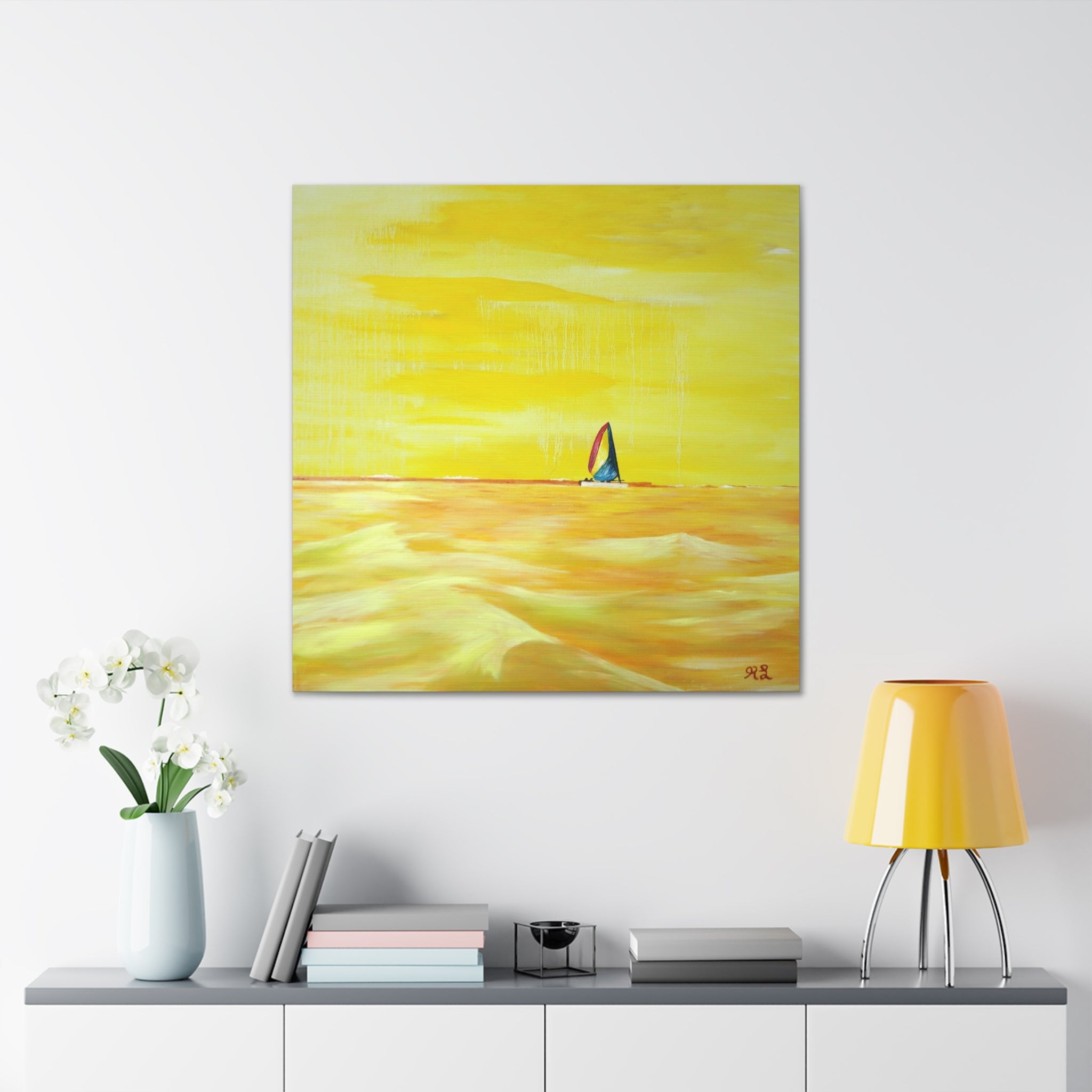 Somewhat Dominican hand painted oil painting Canvas Gallery Wraps