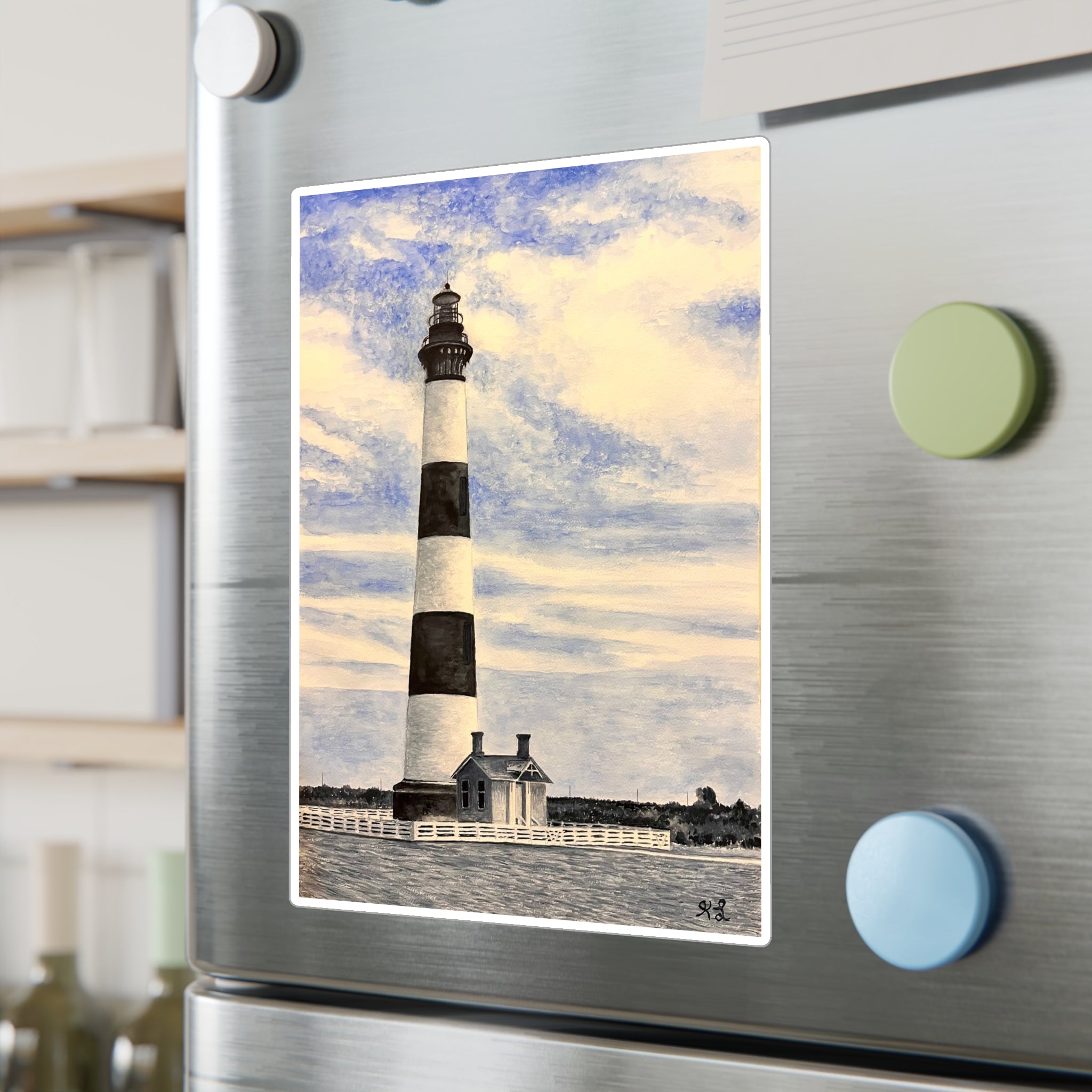 Bodie Island Lighthouse Kiss-Cut Vinyl Decals