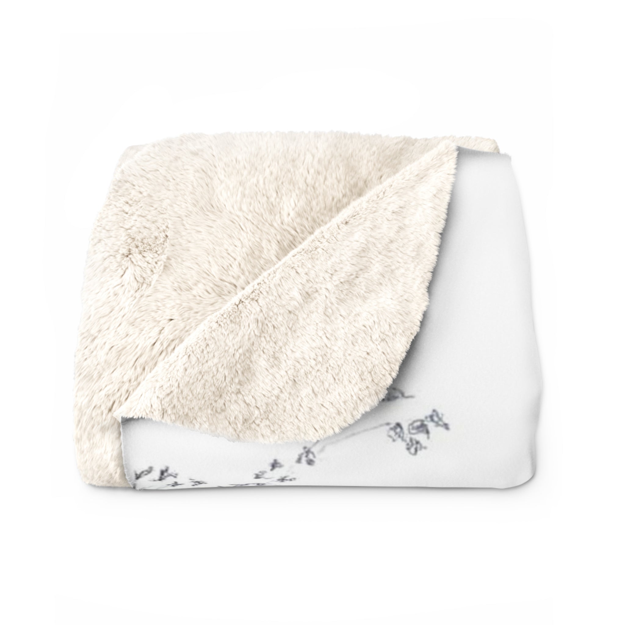 Currituck Lighthouse Charcoal Drawing Sherpa Fleece Blanket