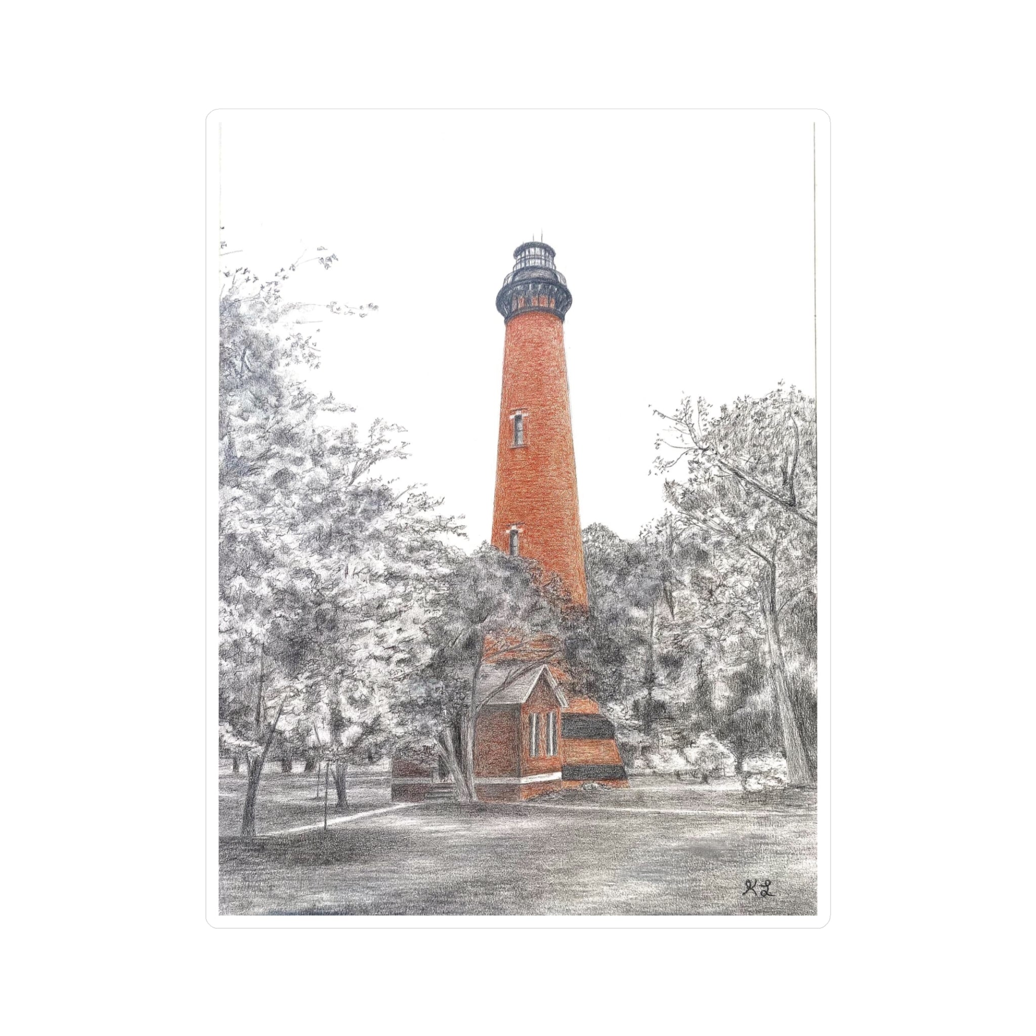 Vinyl Decals (Currituck Lighthouse) UV/Water resist
