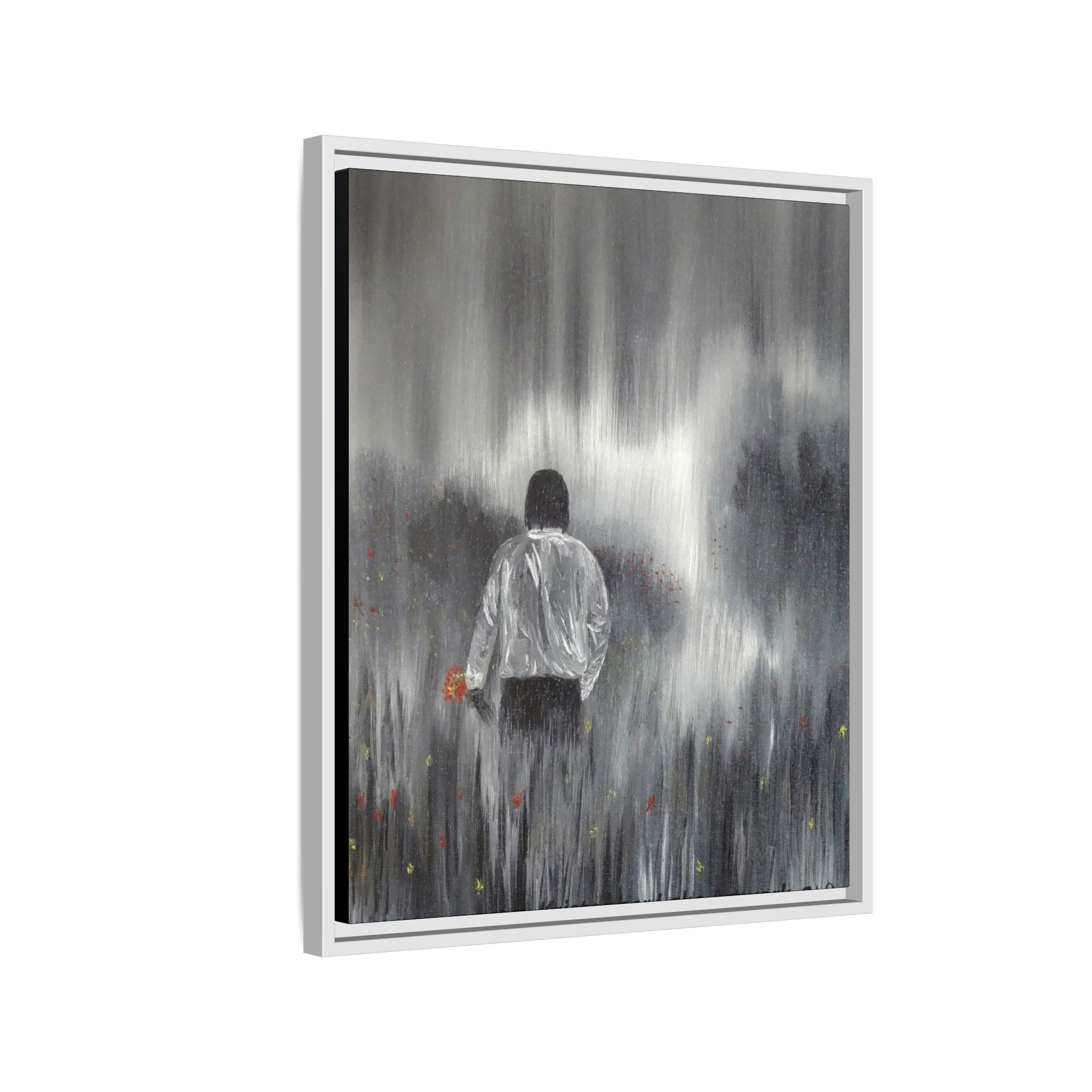 Dreamer painting Matte Canvas, Framed (Multi-color)