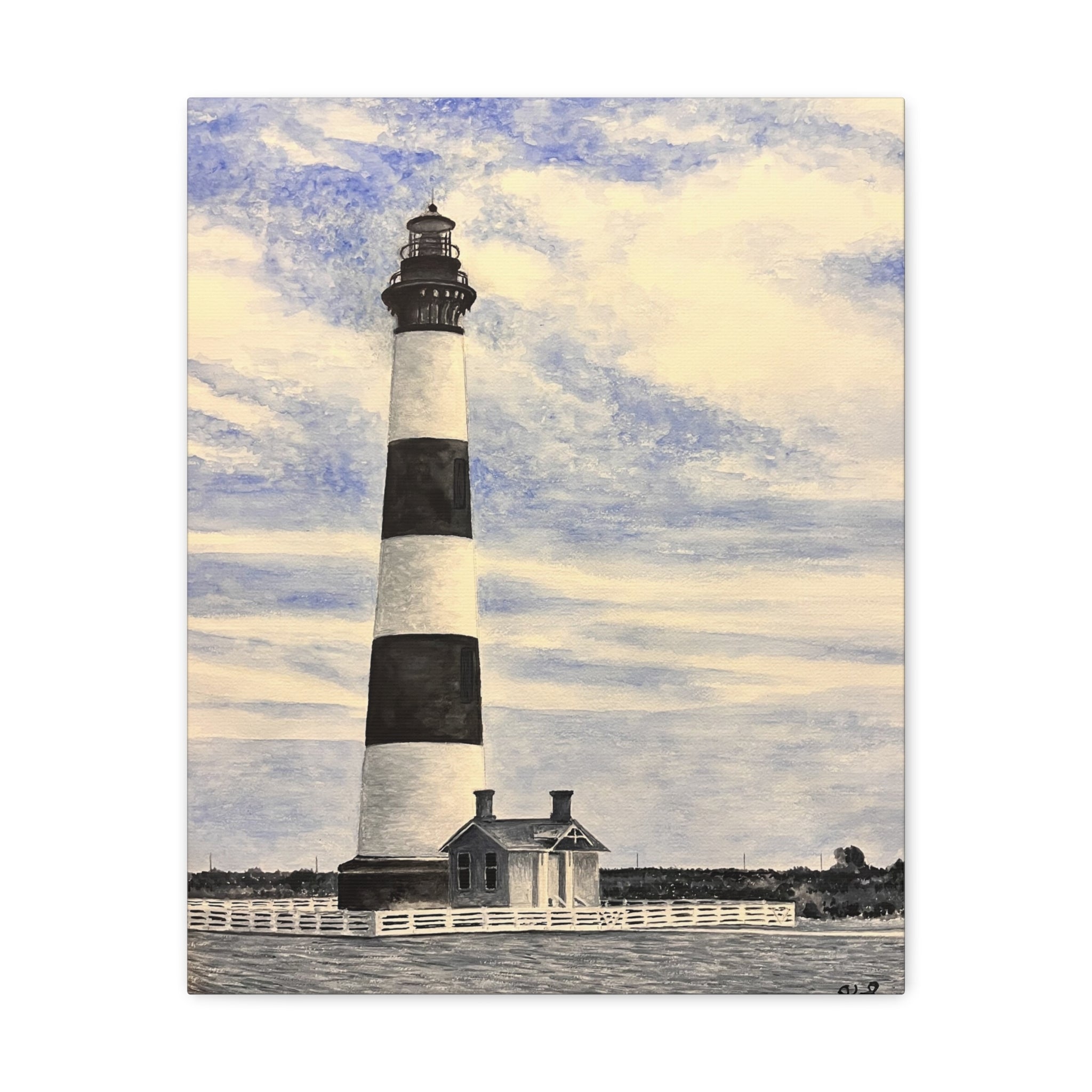 Bodie Island Lighthouse Canvas Gallery Wraps