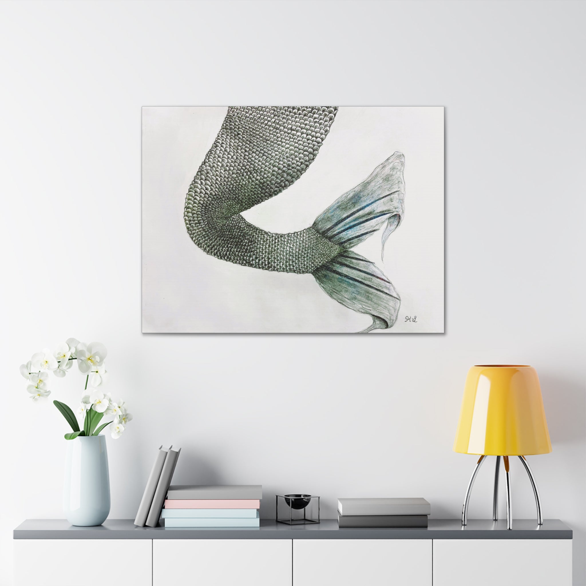 OBX Mermaid #1 Canvas Gallery Wraps