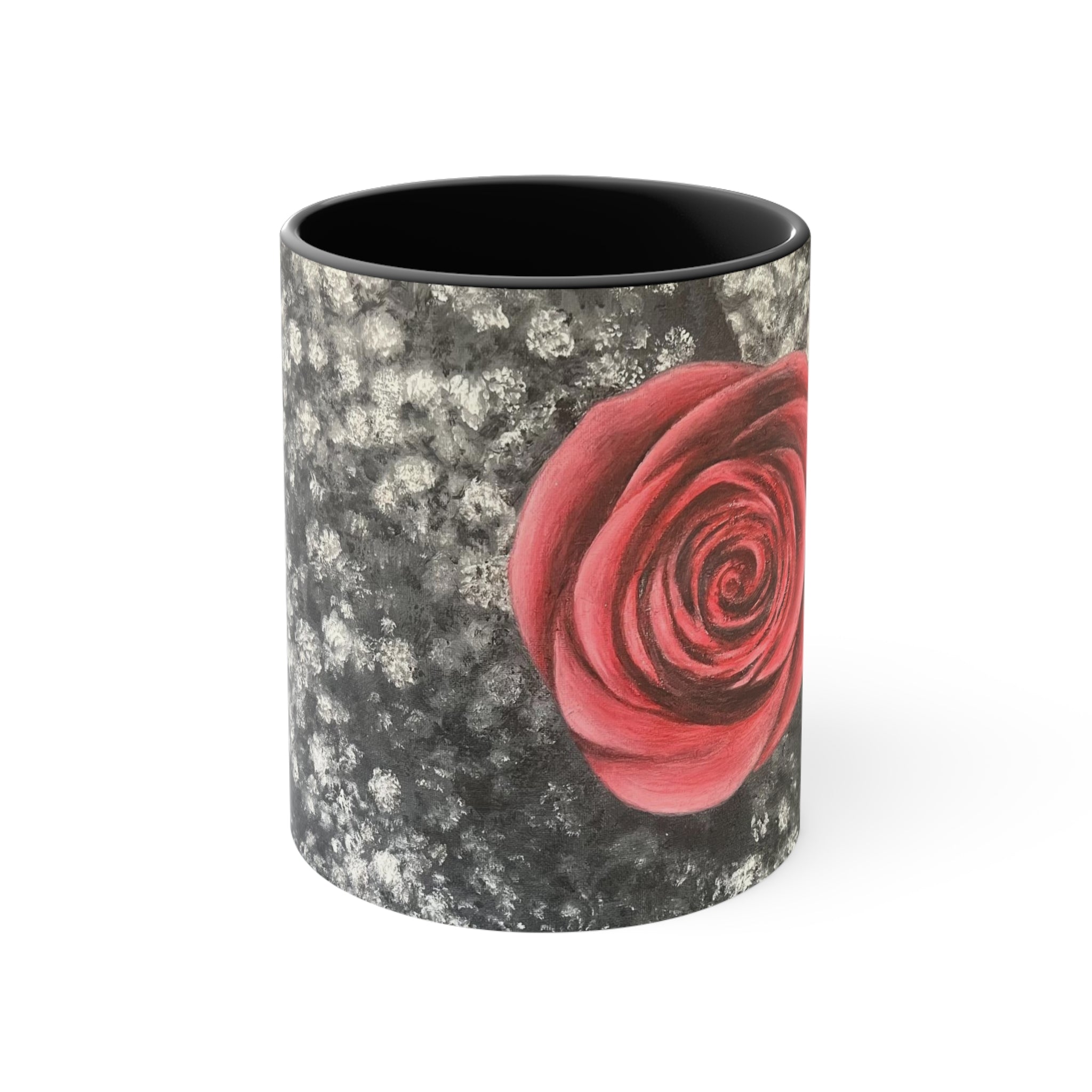 Artist Rose Accent Coffee Mug, 11oz