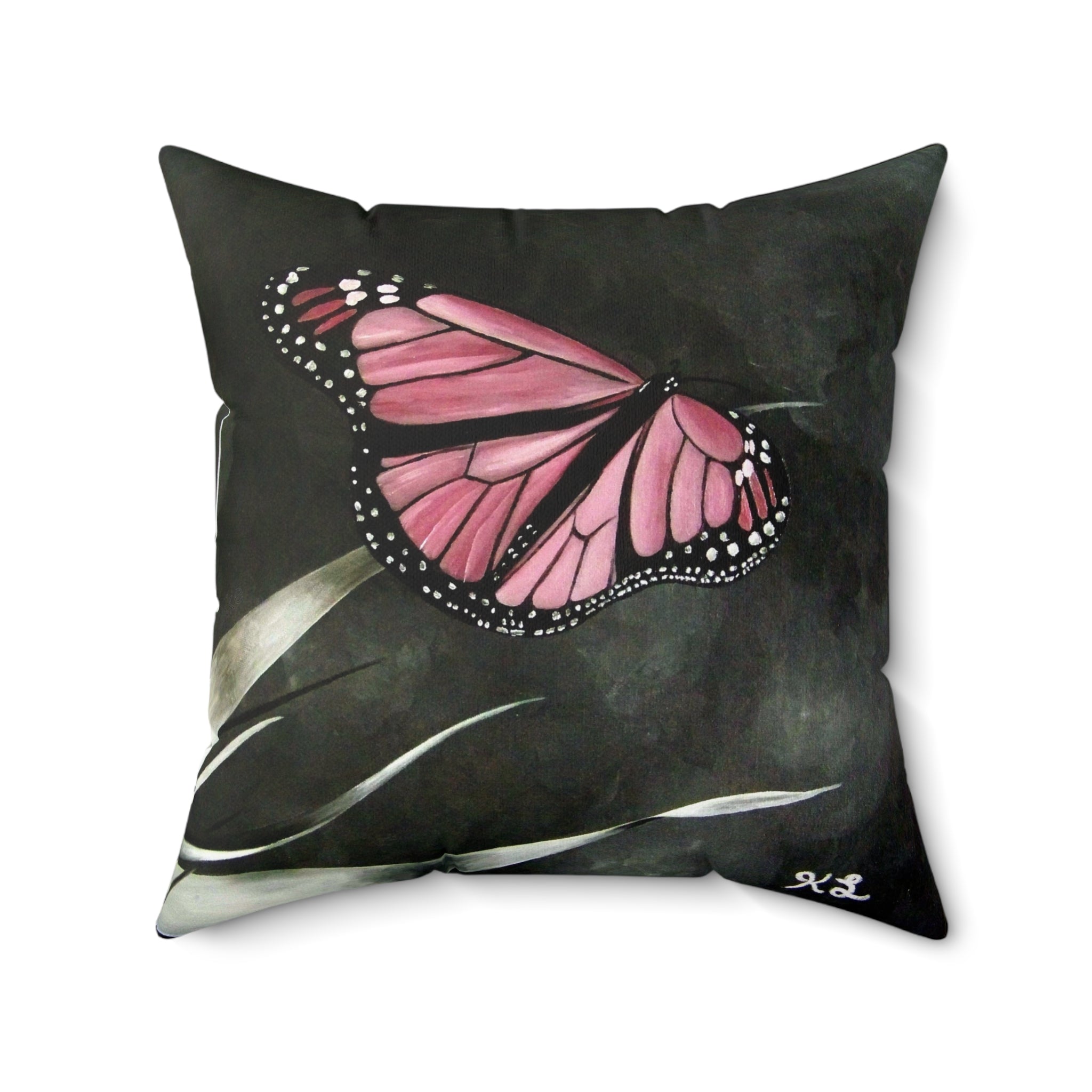 The First Butterfly Accent Pillow