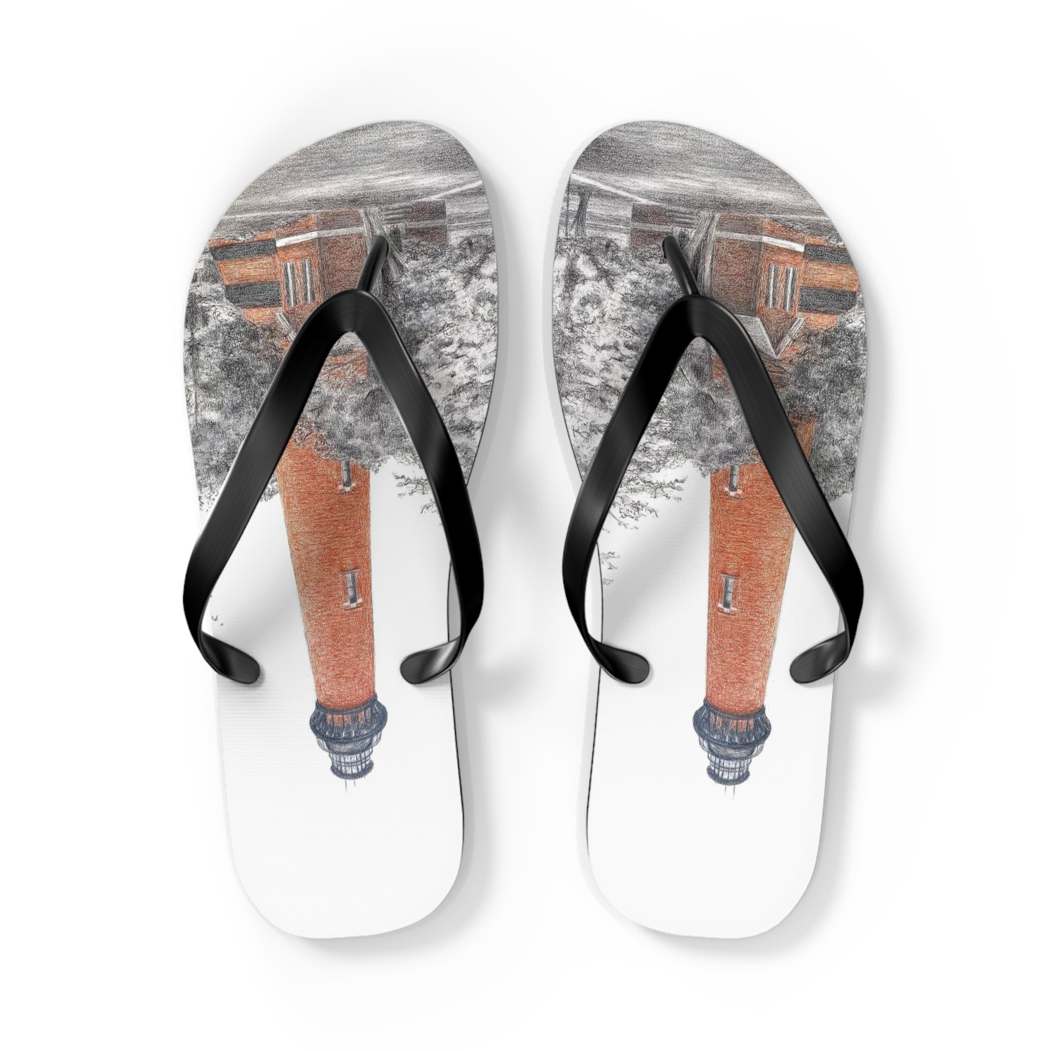 Universal Flip Flops OBX Currituck Lighthouse