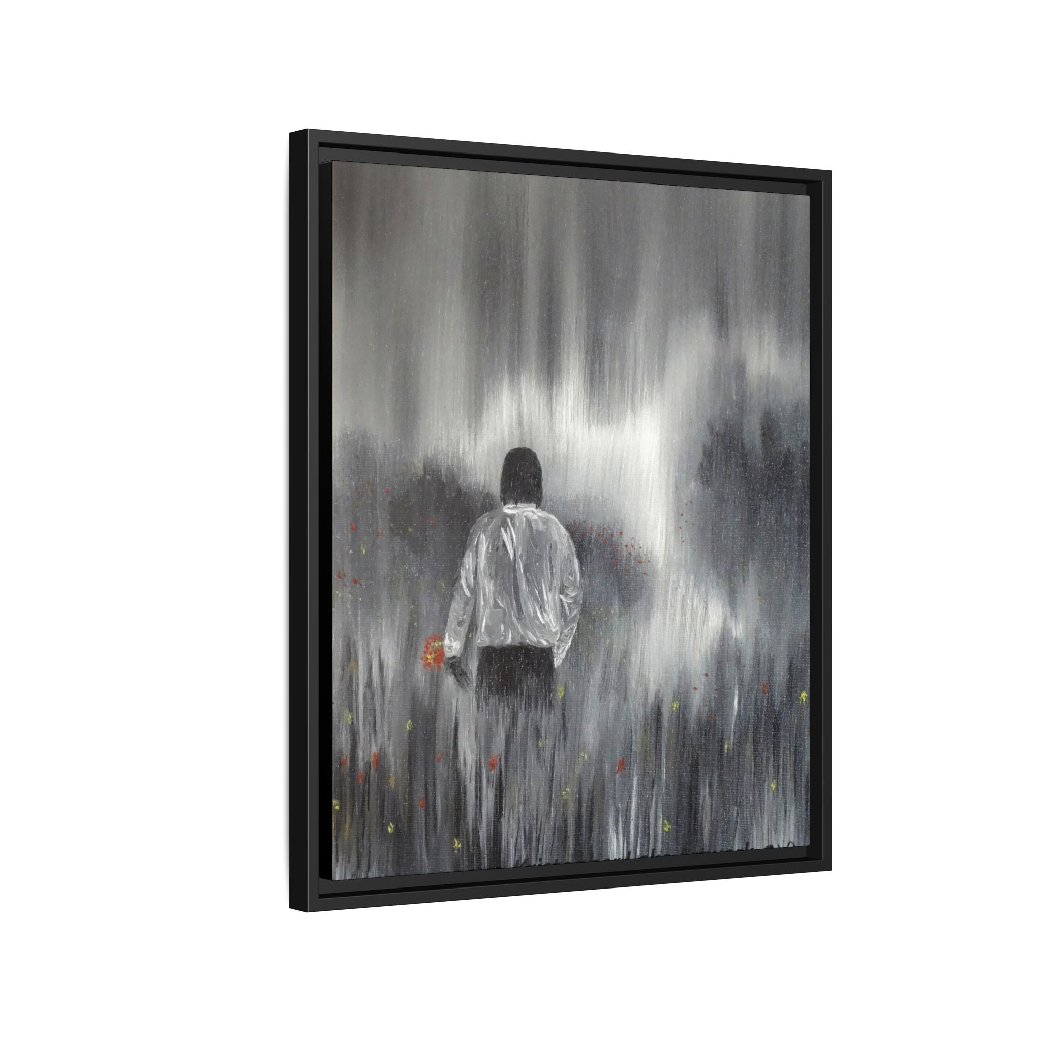 Dreamer painting Matte Canvas, Framed (Multi-color)