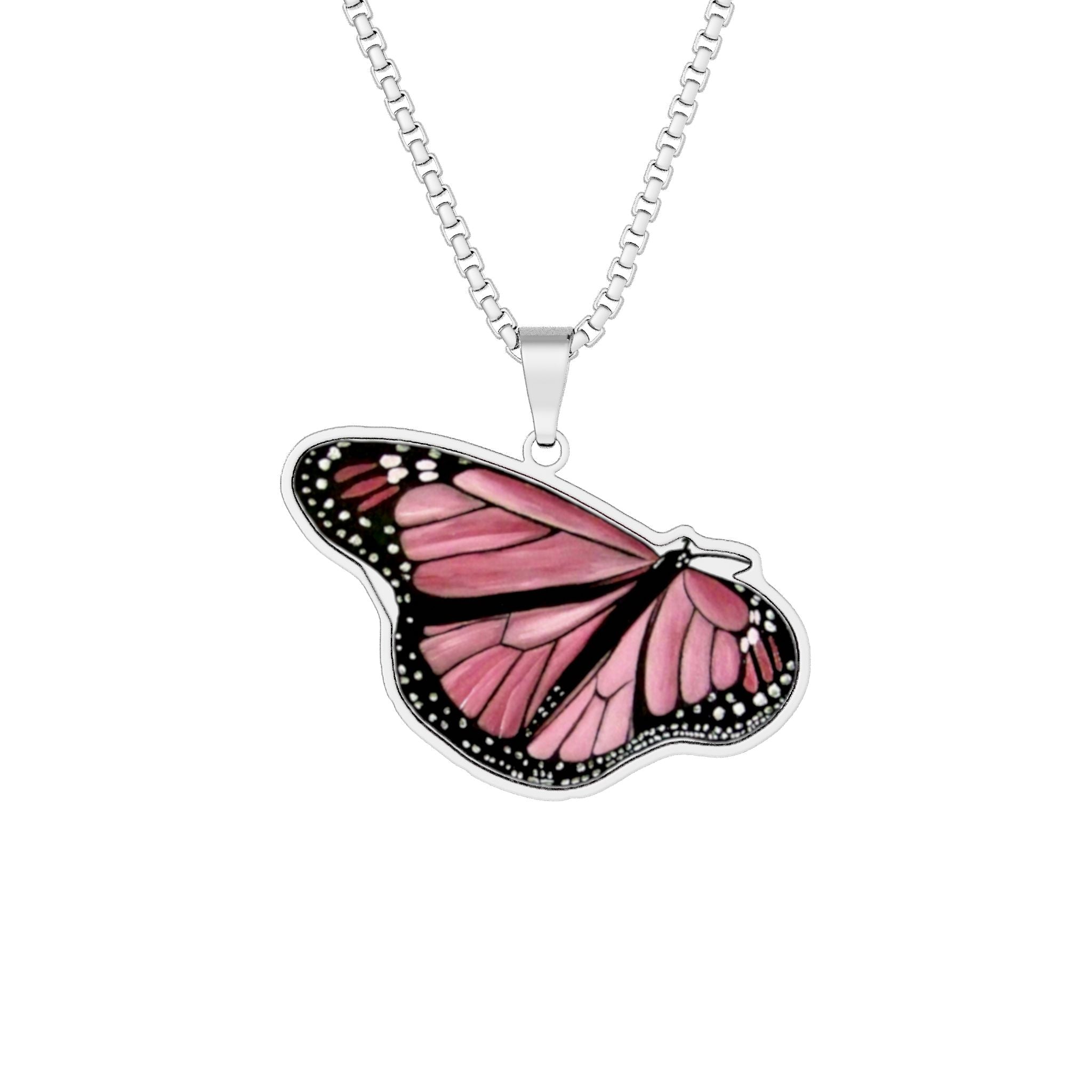 The First Butterfly Pendant Necklace sterling silver