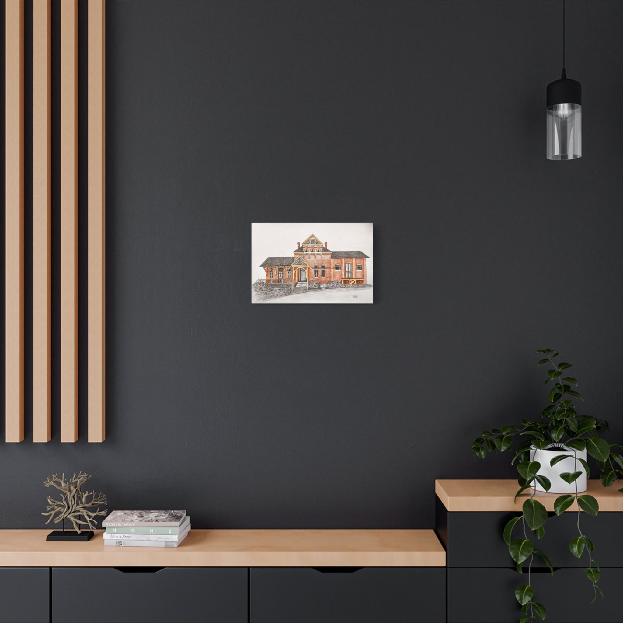 Sykesville Station Canvas Wall Art