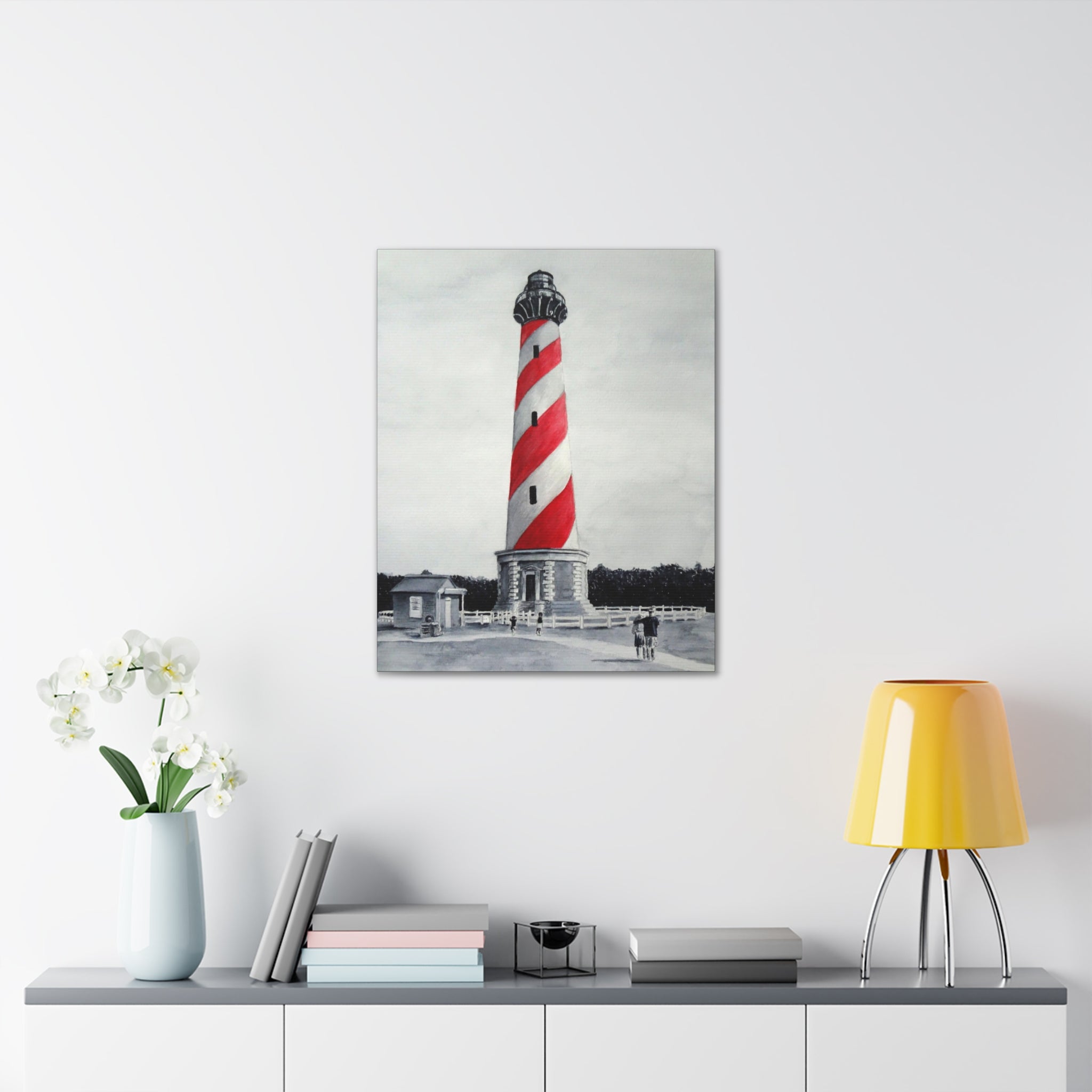 Hatteras Lighthouse (Surreal) Canvas Gallery Wraps