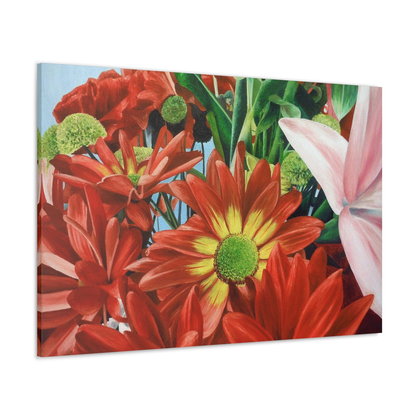 Gallery Print of the Original Oil Painting "Bunch Of Flowers"