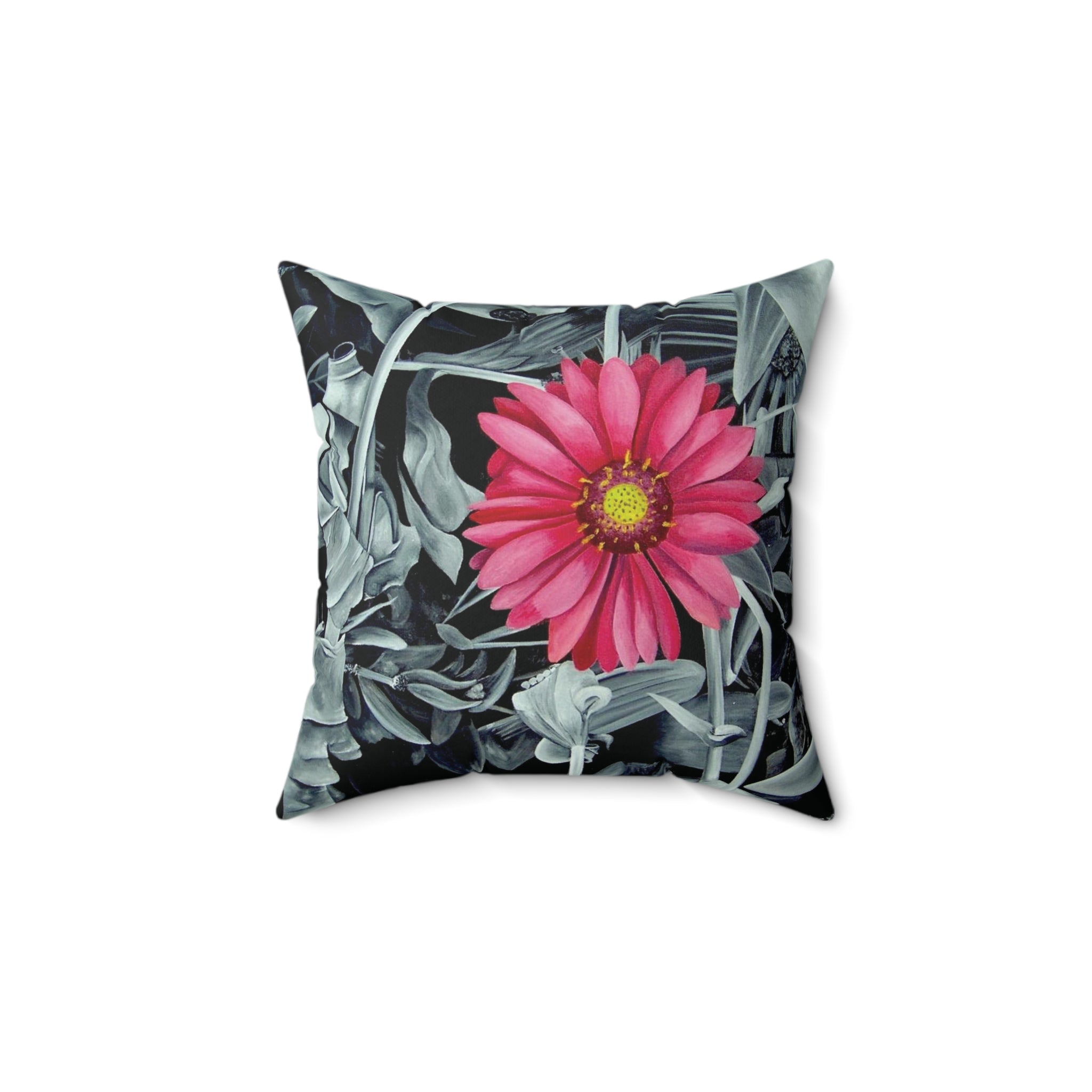 Growth Flower Square Pillow