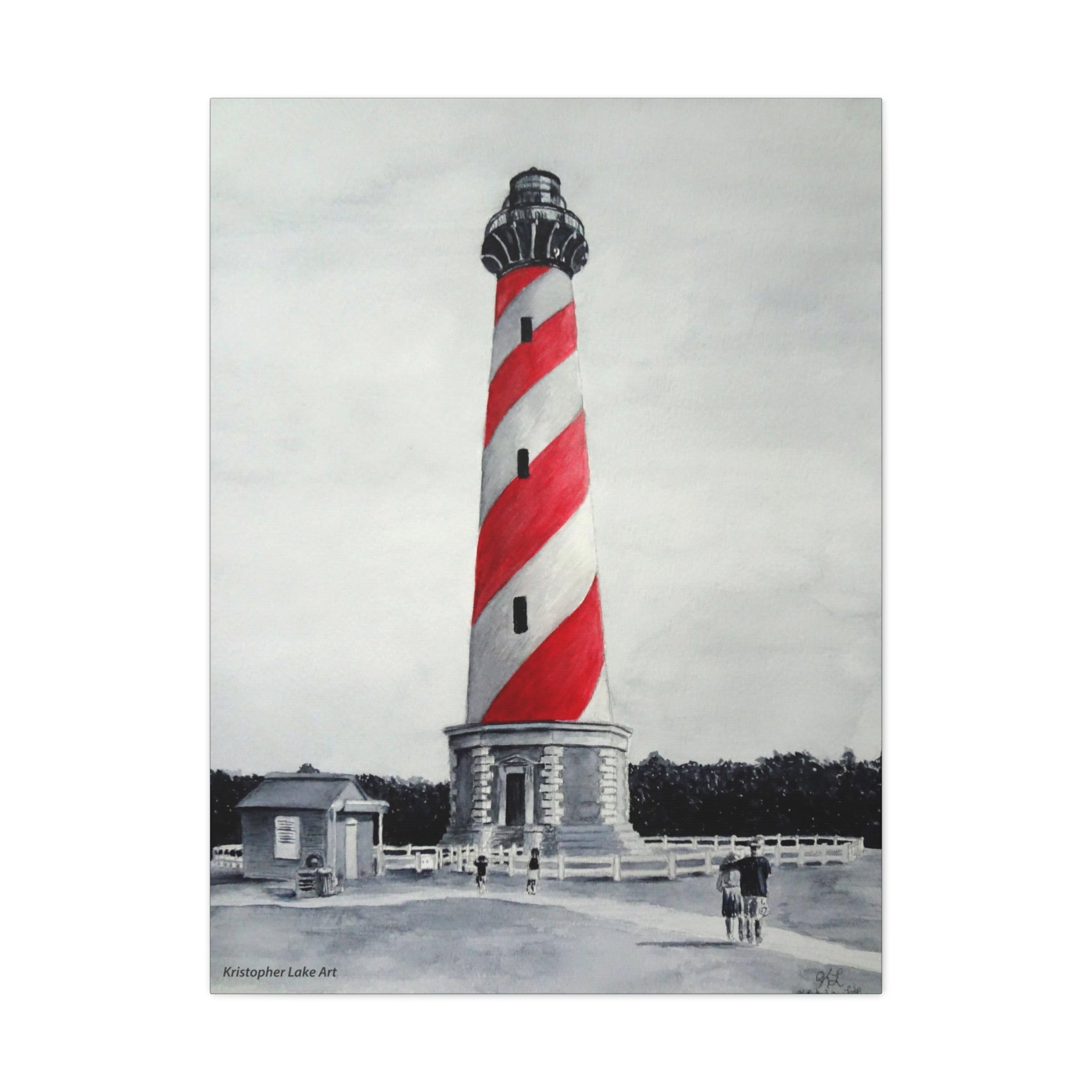 Hatteras Lighthouse (Surreal) Canvas Gallery Wraps