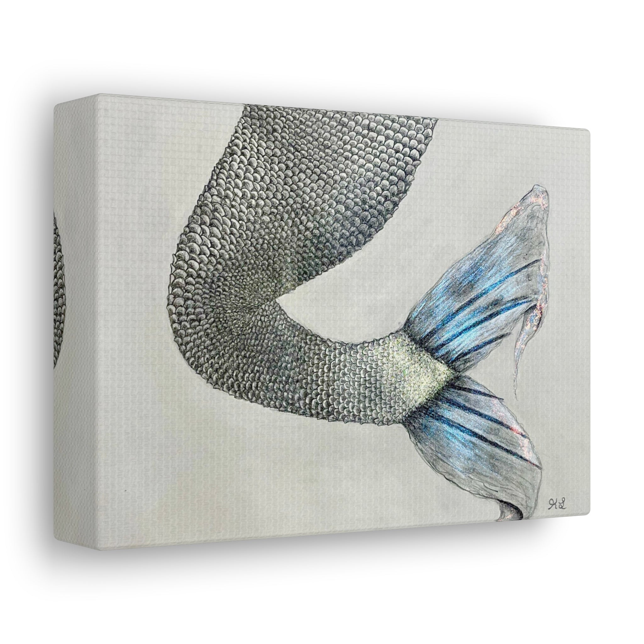 Mermaid #1 second Edition Canvas Gallery Wraps